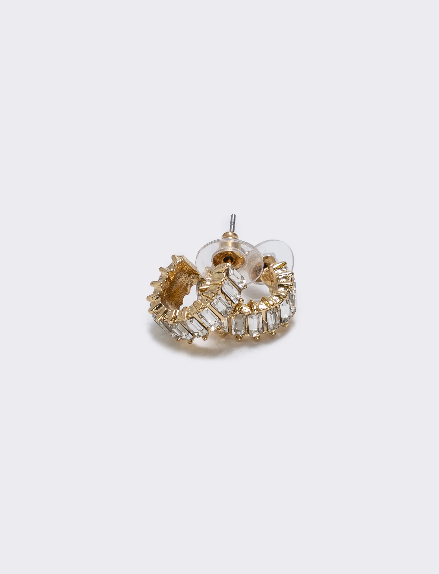 Cerchietti piccoli con strass brillanti - Oro - Image 2
