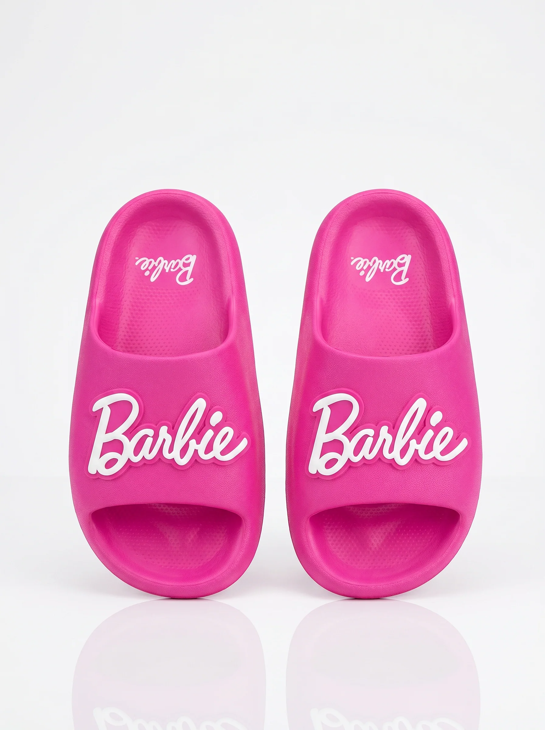 Ciabatta in EVA fuxia con scritta Barbie. - Fuxia - Image 2