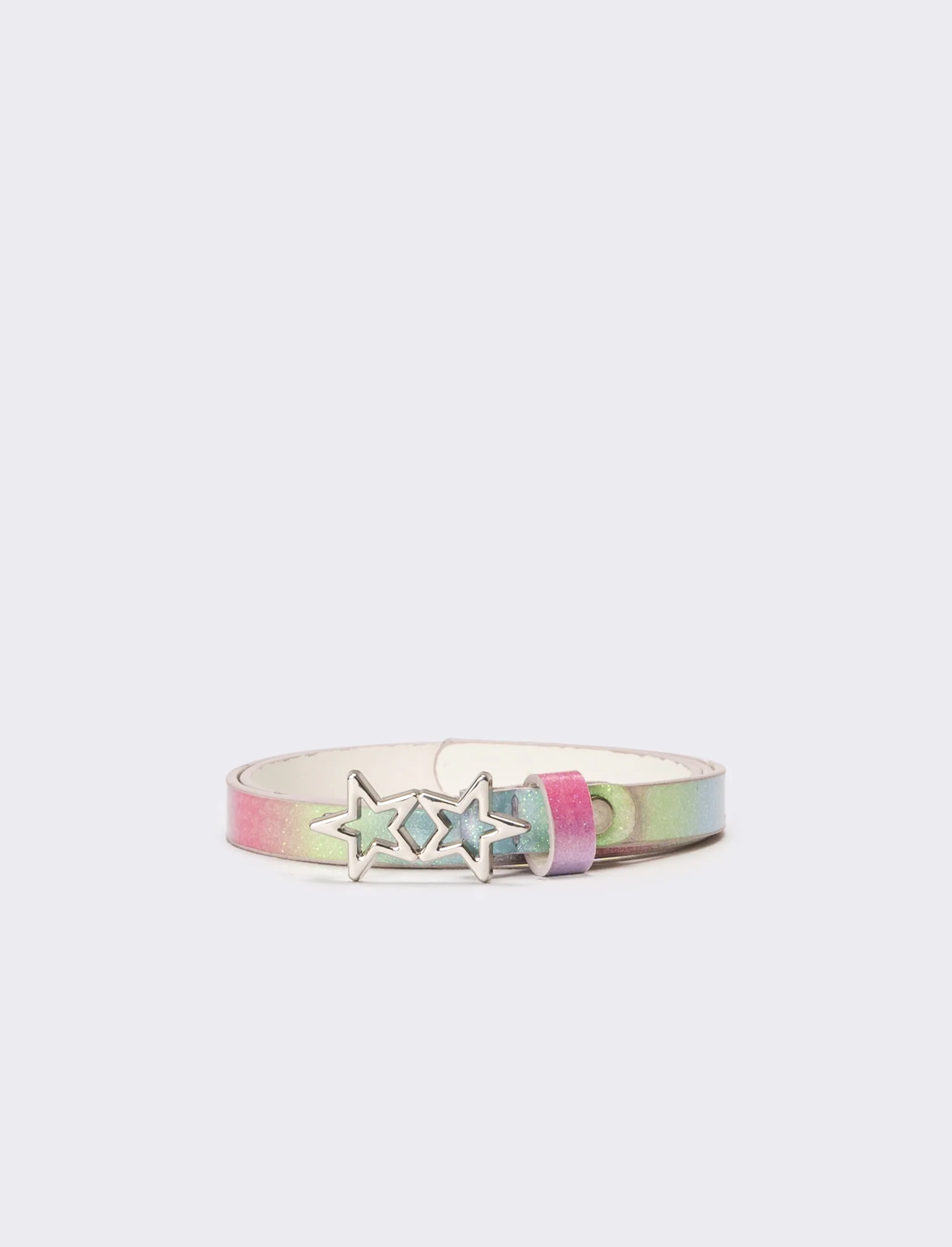 Cintura bambina liscia lurex - Multicolore