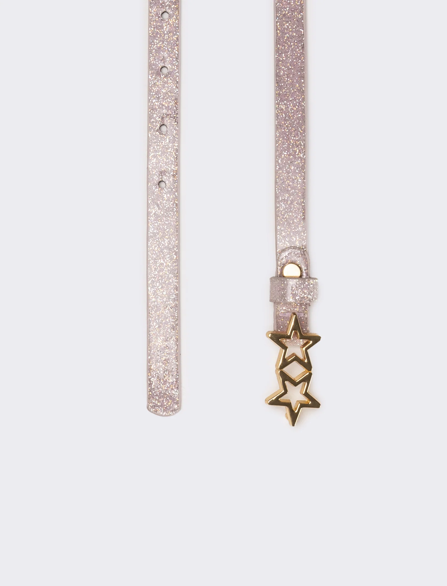 Cintura bambina liscia lurex - Rosa - Image 2