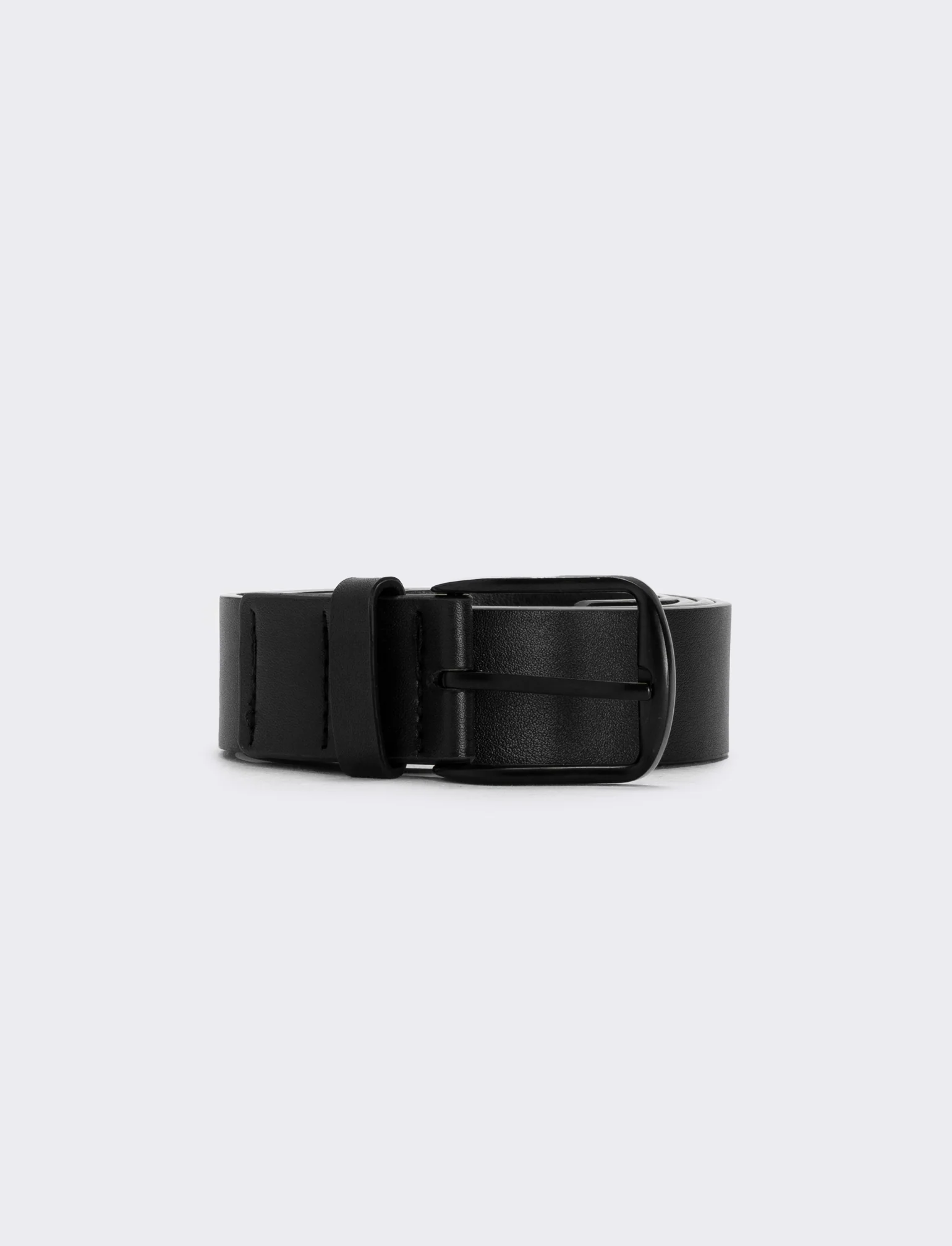 Cintura basic versatile 3,5 cm - Nero