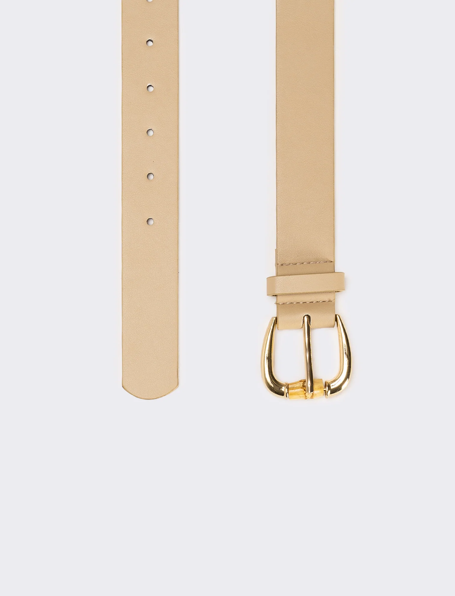 Cintura donna con bambu - Beige - Image 2