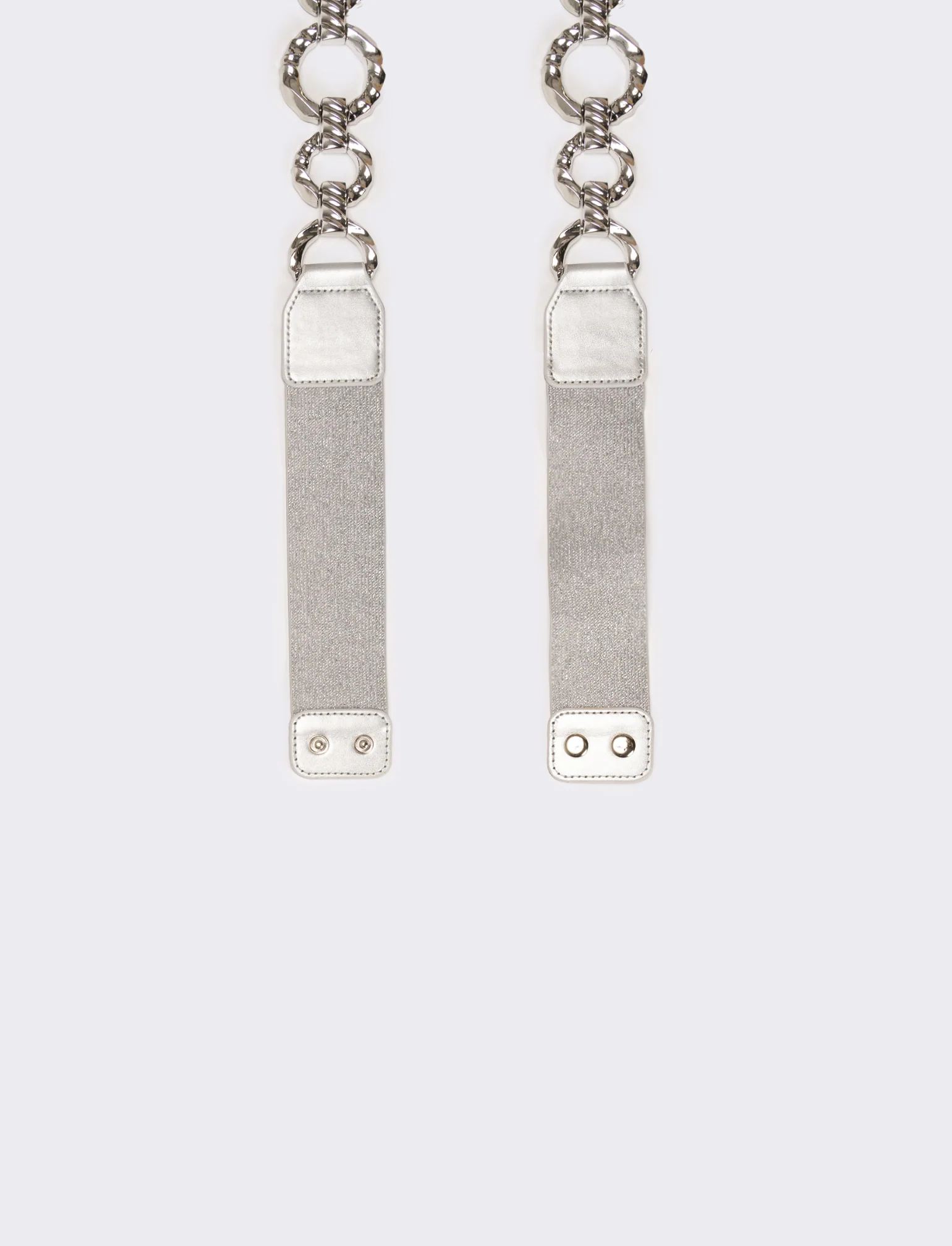 Cintura donna con catena centrale - Argento - Image 2