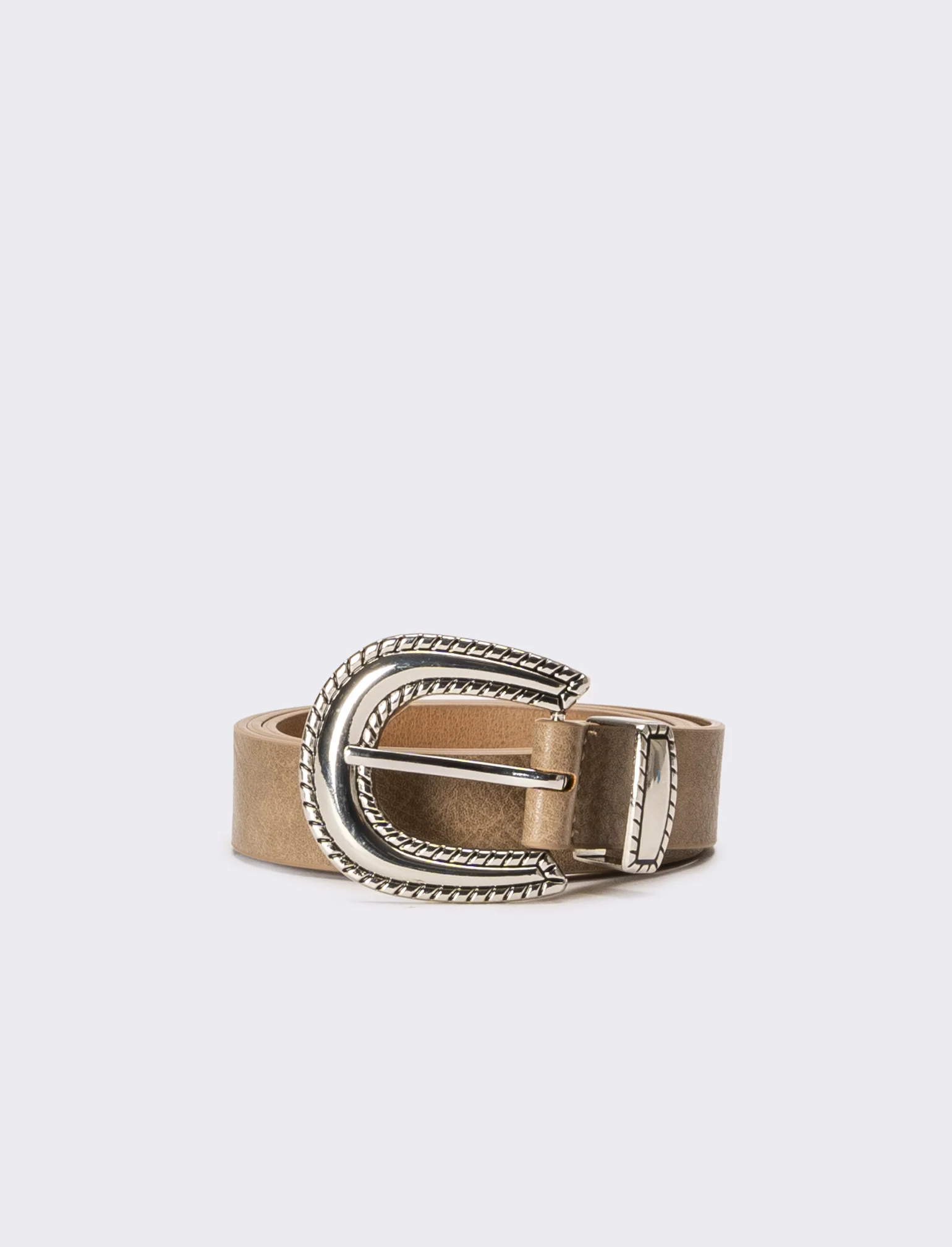 Cintura donna con puntale - Beige
