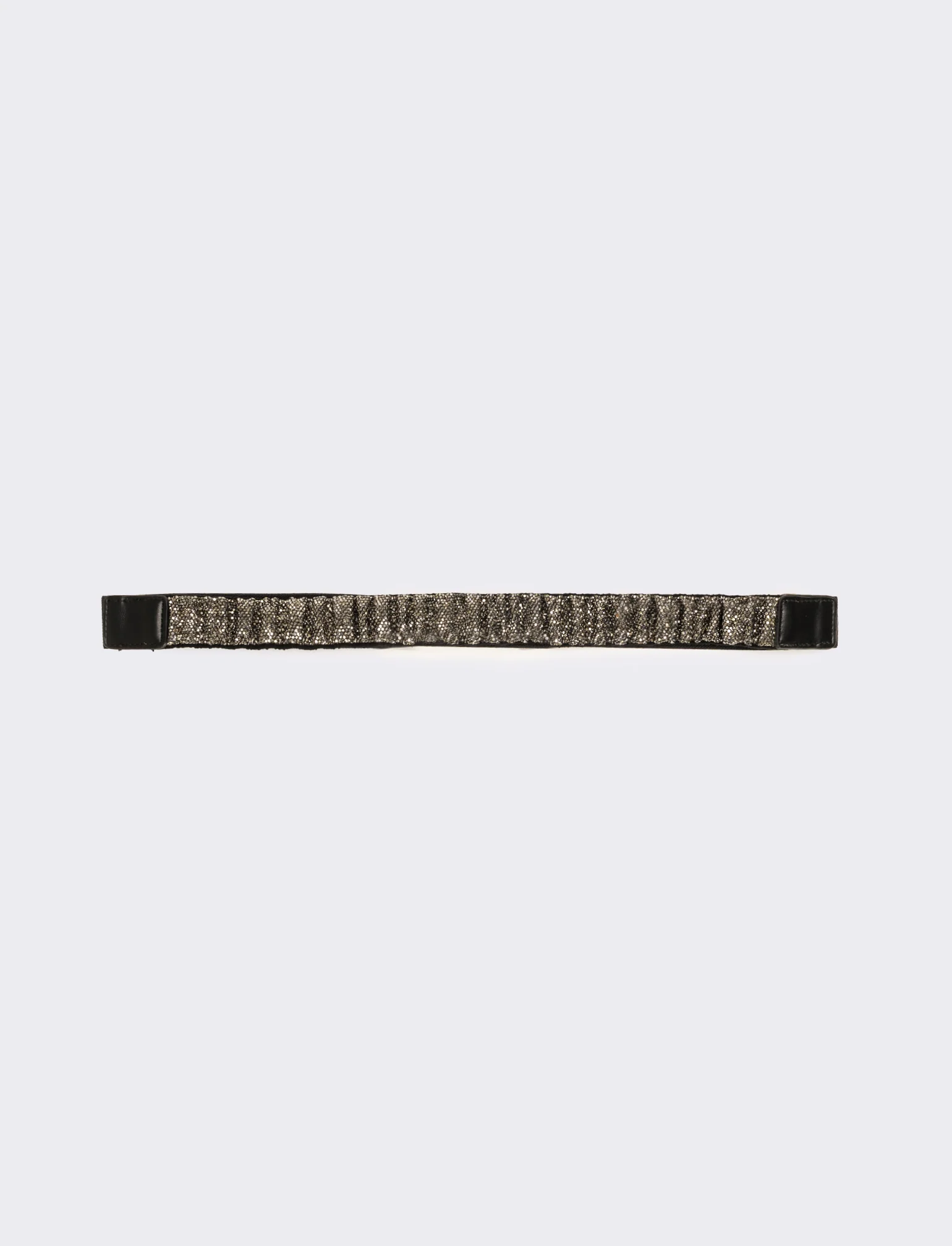 Cintura donna elastica con fusto strass - canna di fucile