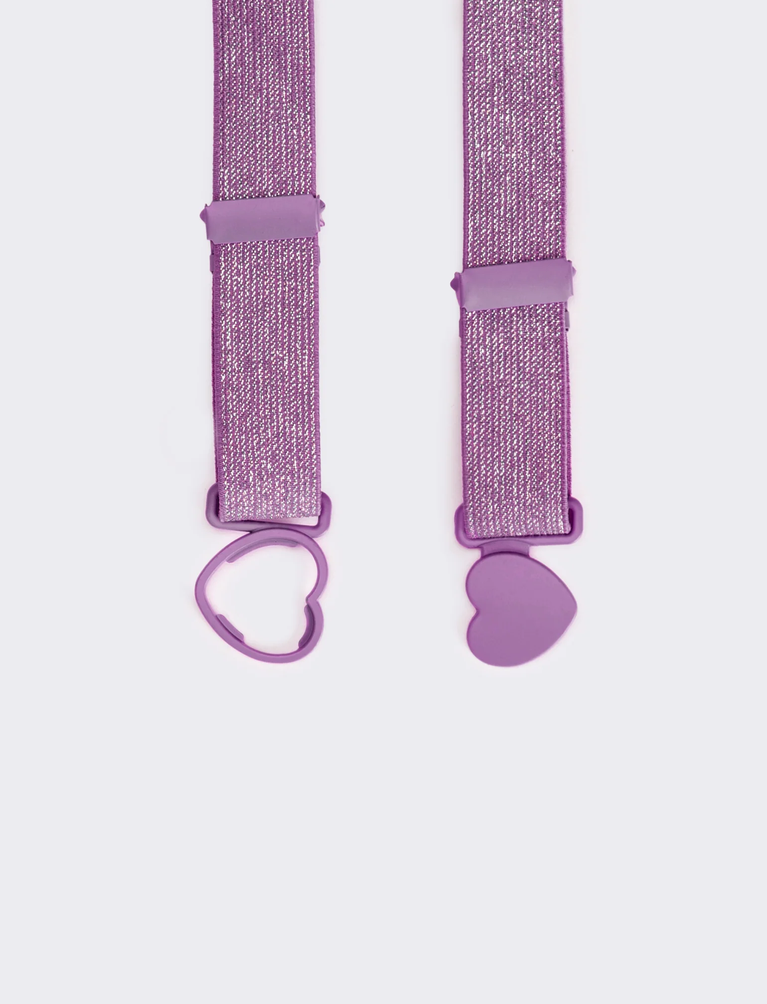 Cintura donna in lurex regolabile - Lilla - Image 2