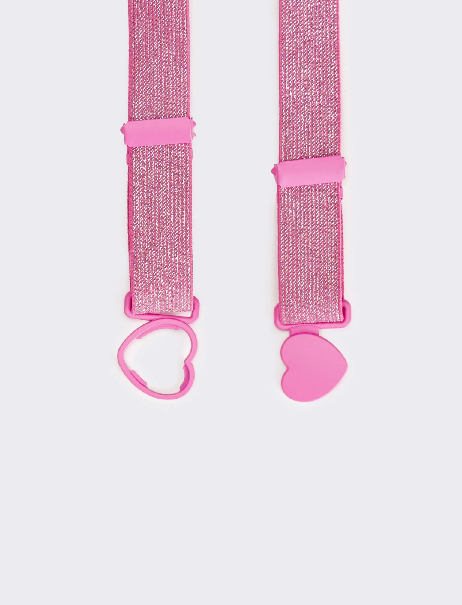Cintura donna in lurex regolabile - Rosa - Image 2