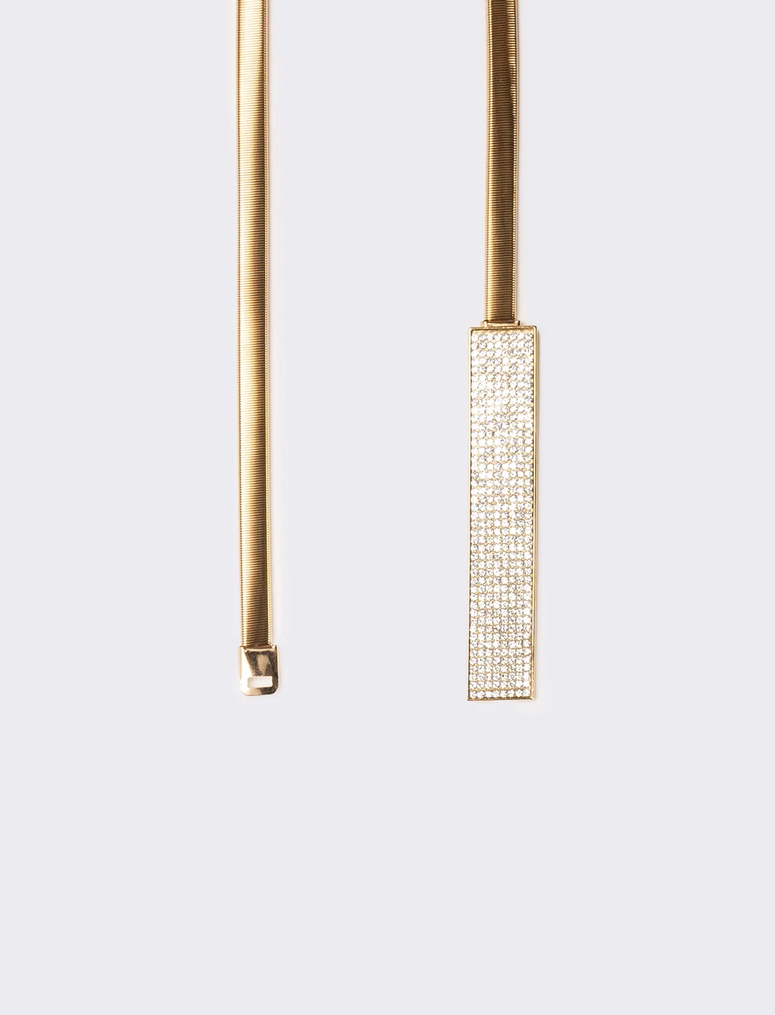 Cintura donna in metallo elastica - Oro - Image 2