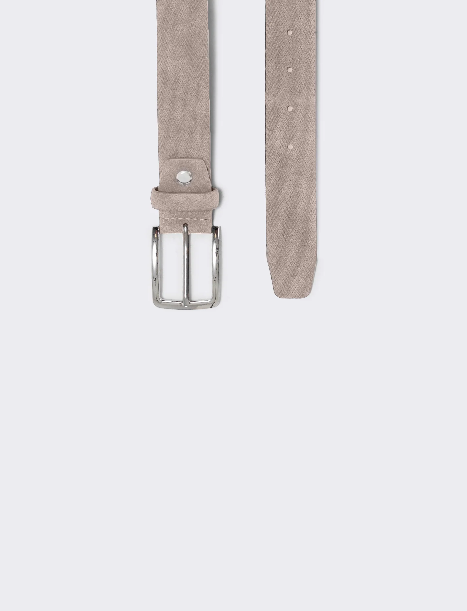 Cintura fusto spigato uomo elegante - Beige - Image 2
