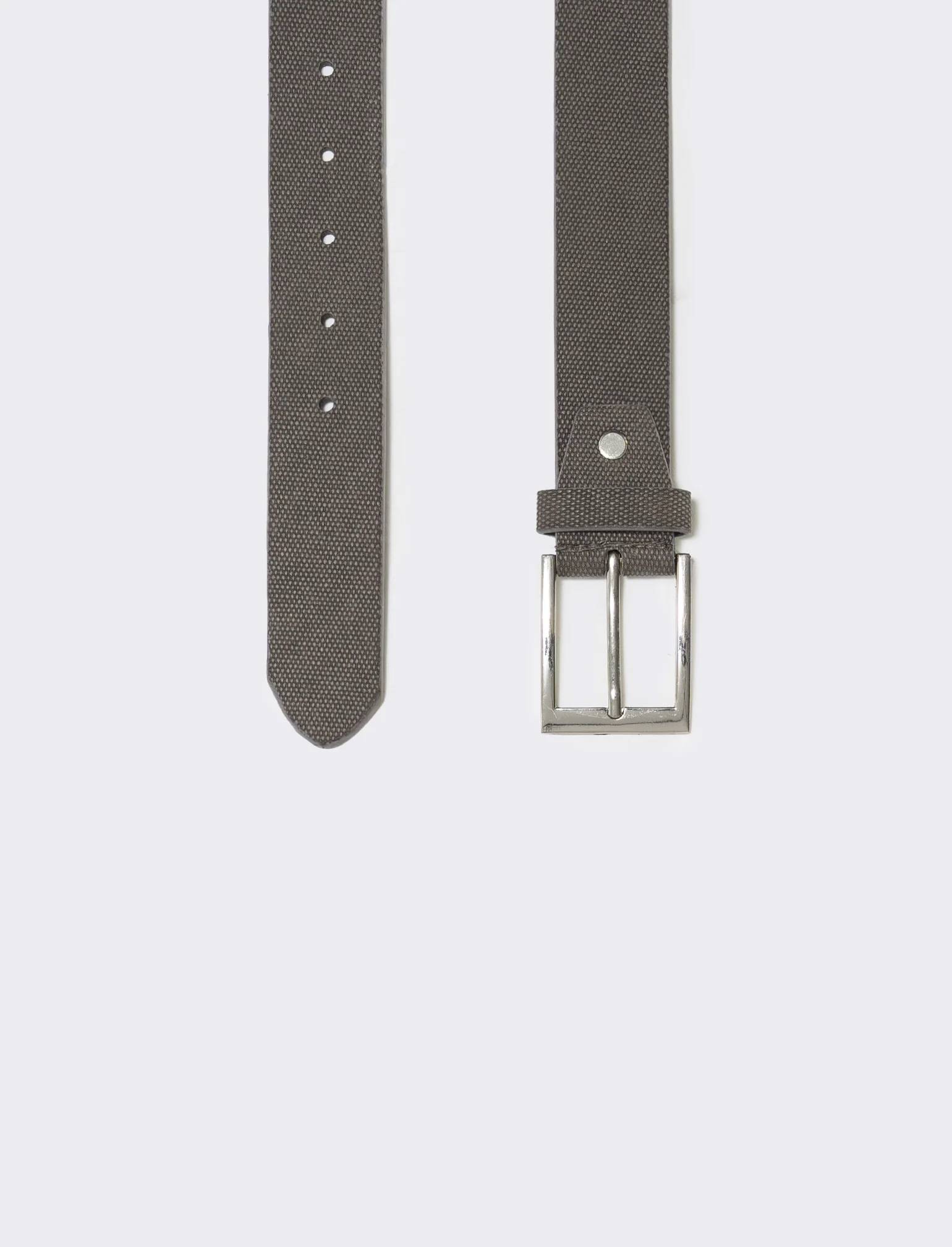 Cintura fusto stampato elegante e versatile - Grigio fango - Image 2