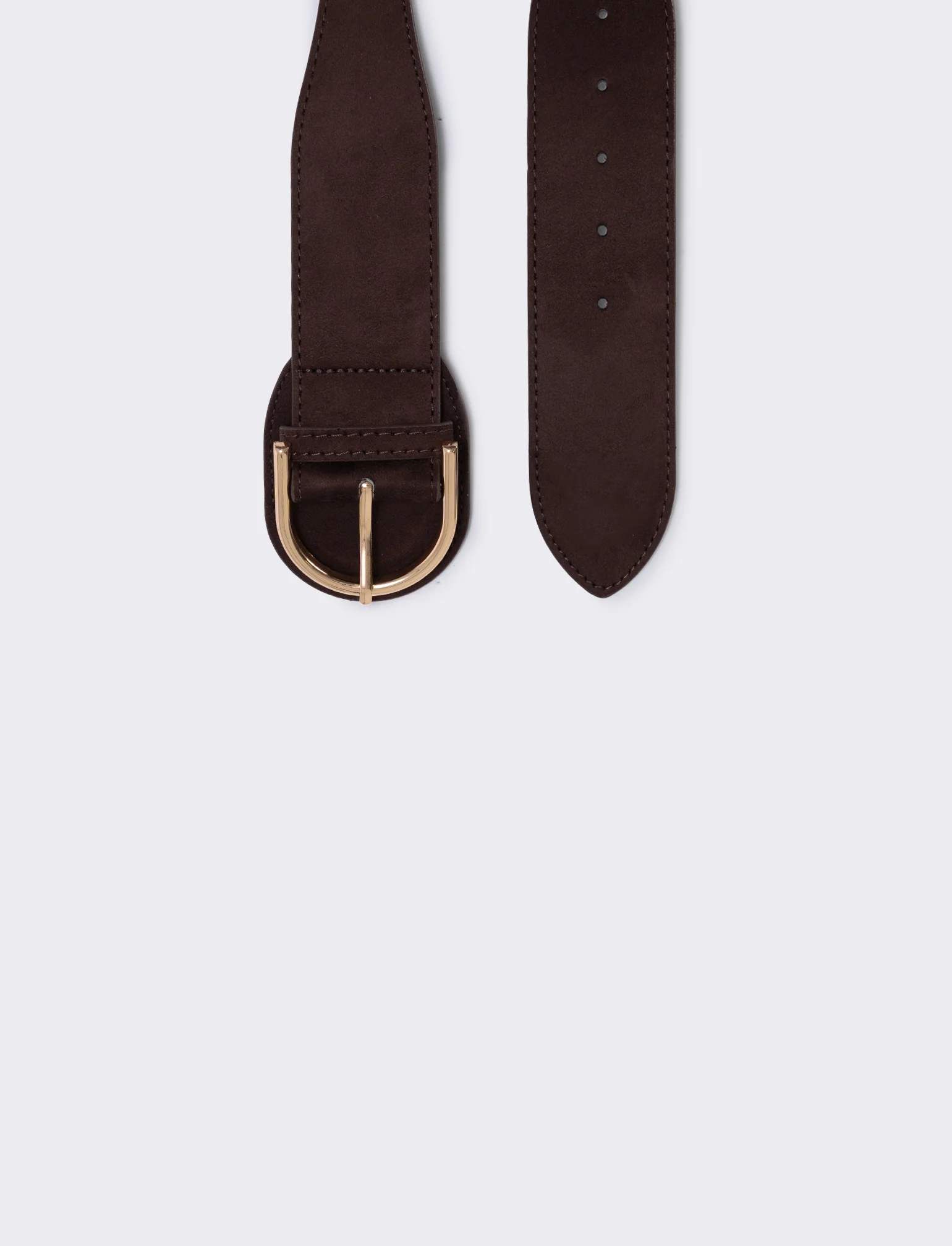 Cintura in suede elegante - Marrone - Image 2