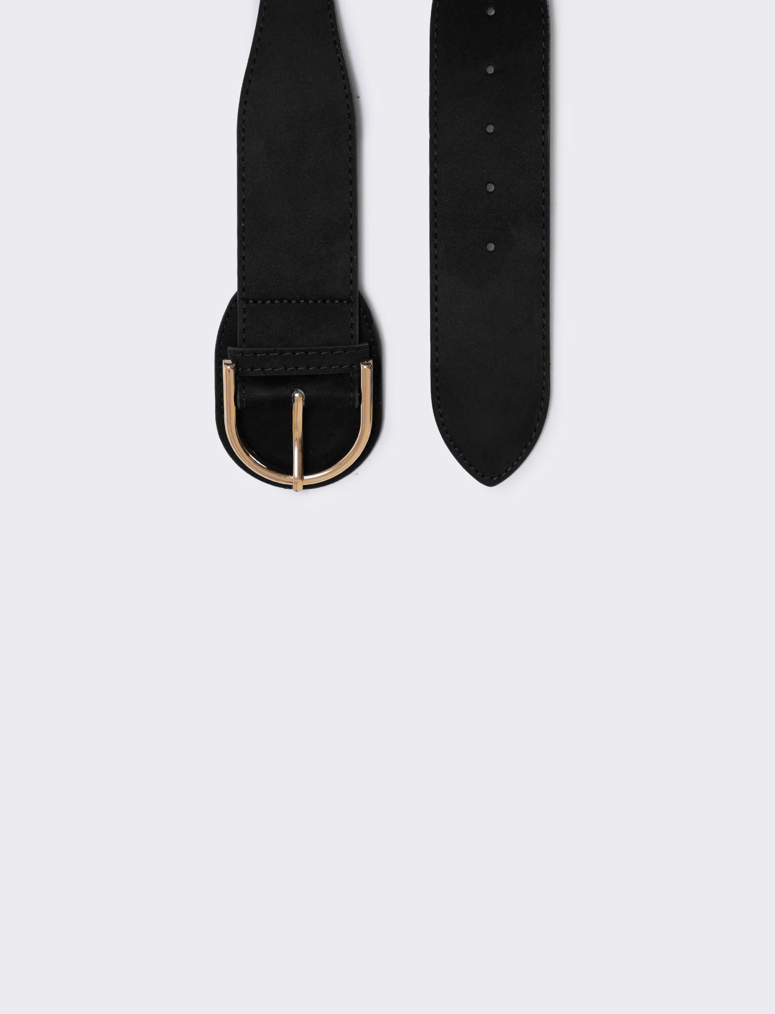Cintura in suede elegante - Nero - Image 2