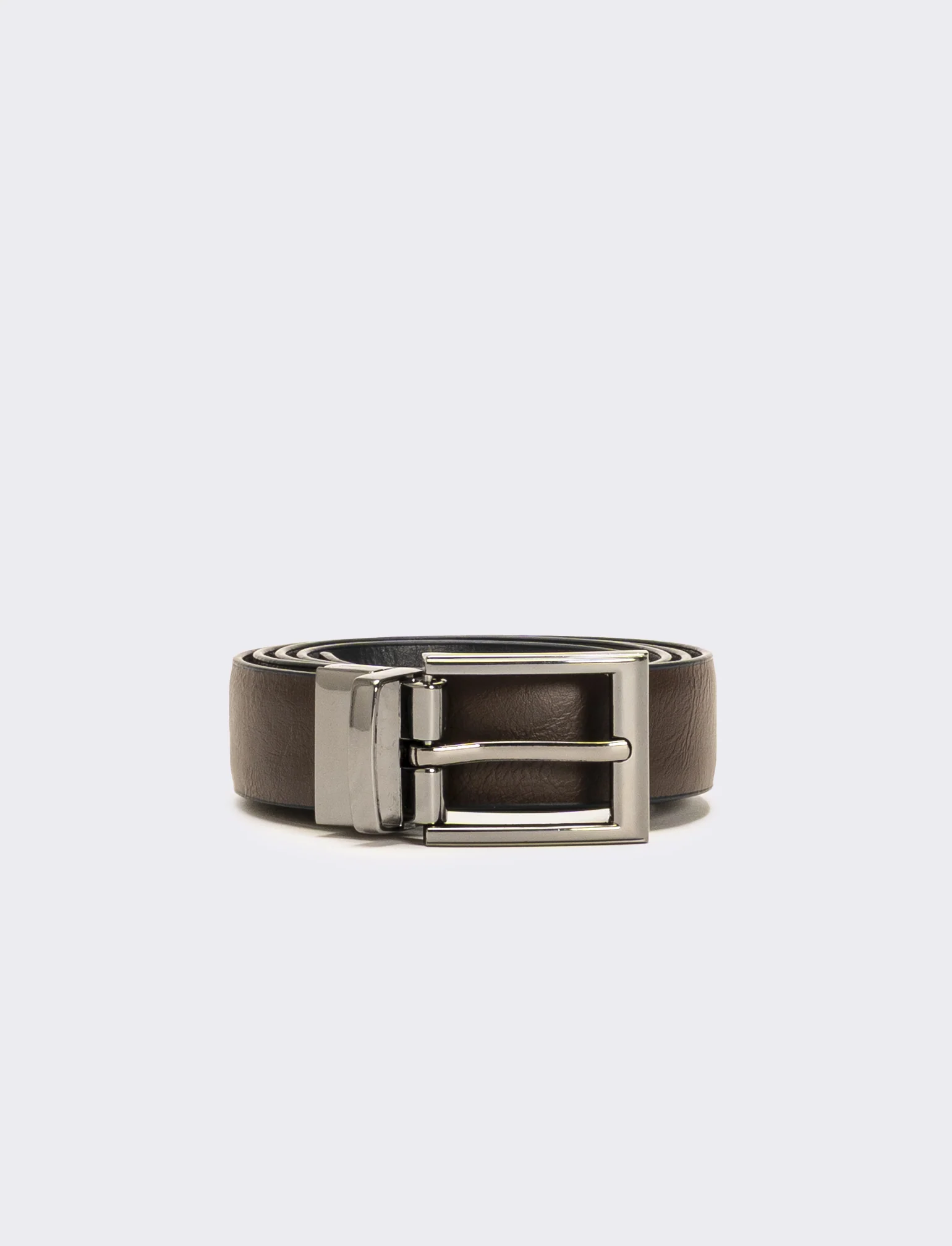 Cintura lucida double face h 3 cm - Blu - Image 3