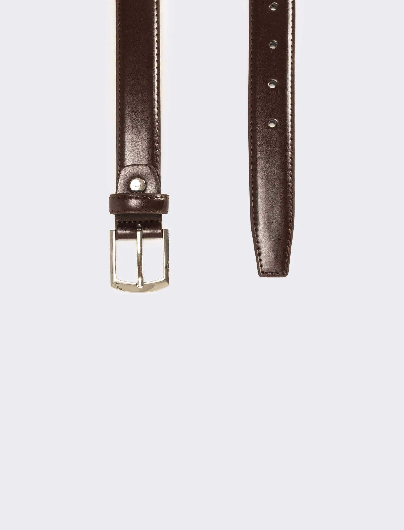 Cintura uomo classica bombata h 3 cm - Moro - Image 2