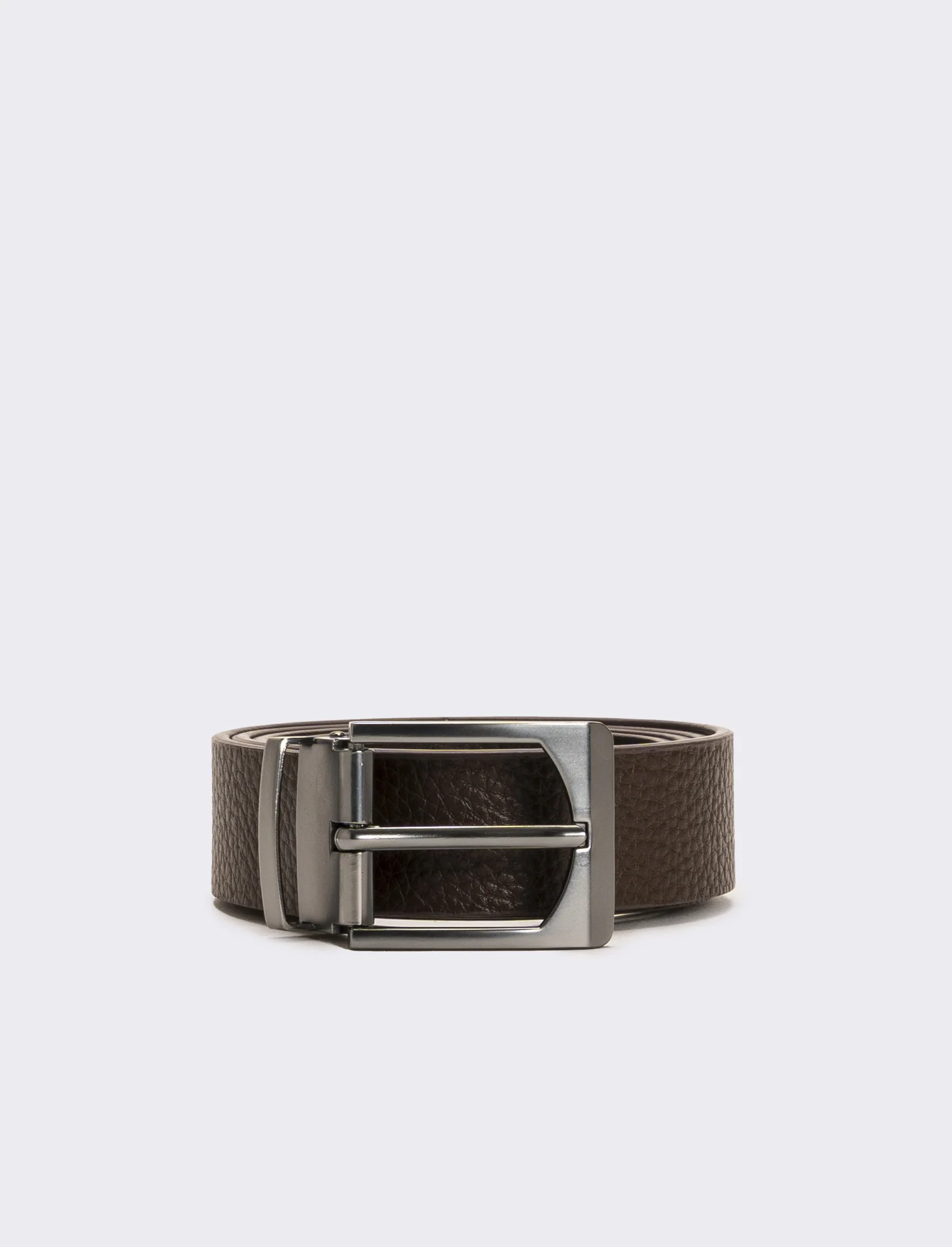 Cintura uomo con attacco rapido 3,5 cm - Marrone