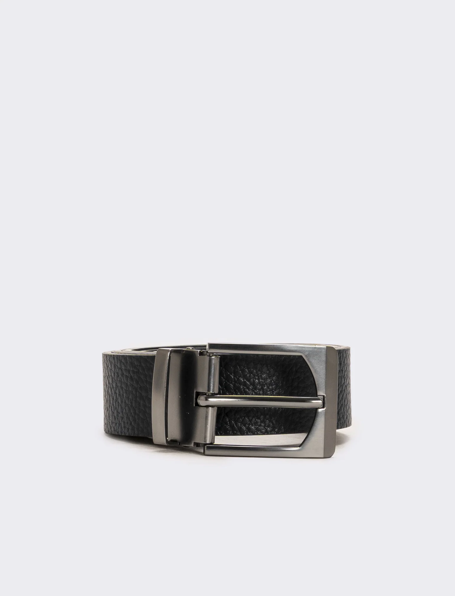 Cintura uomo con attacco rapido 3,5 cm - Nero