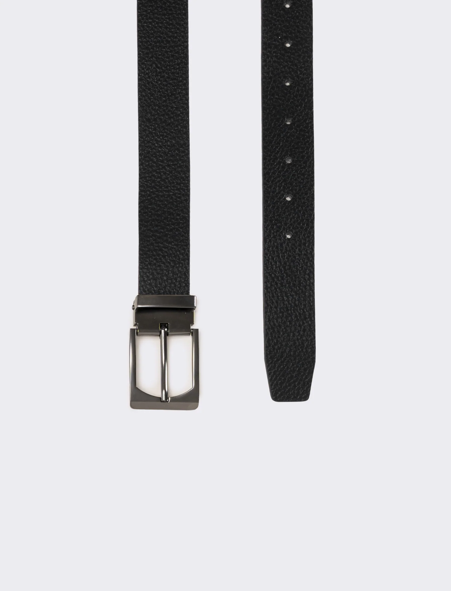 Cintura uomo con attacco rapido 3,5 cm - Nero - Image 2