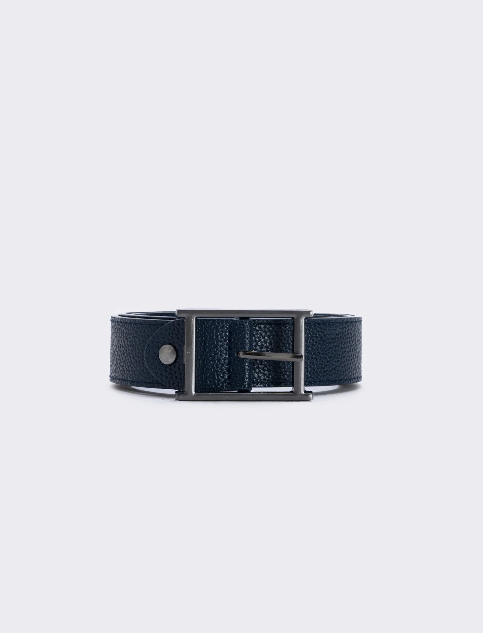 Cintura uomo con stampa dollaro - Blu navy