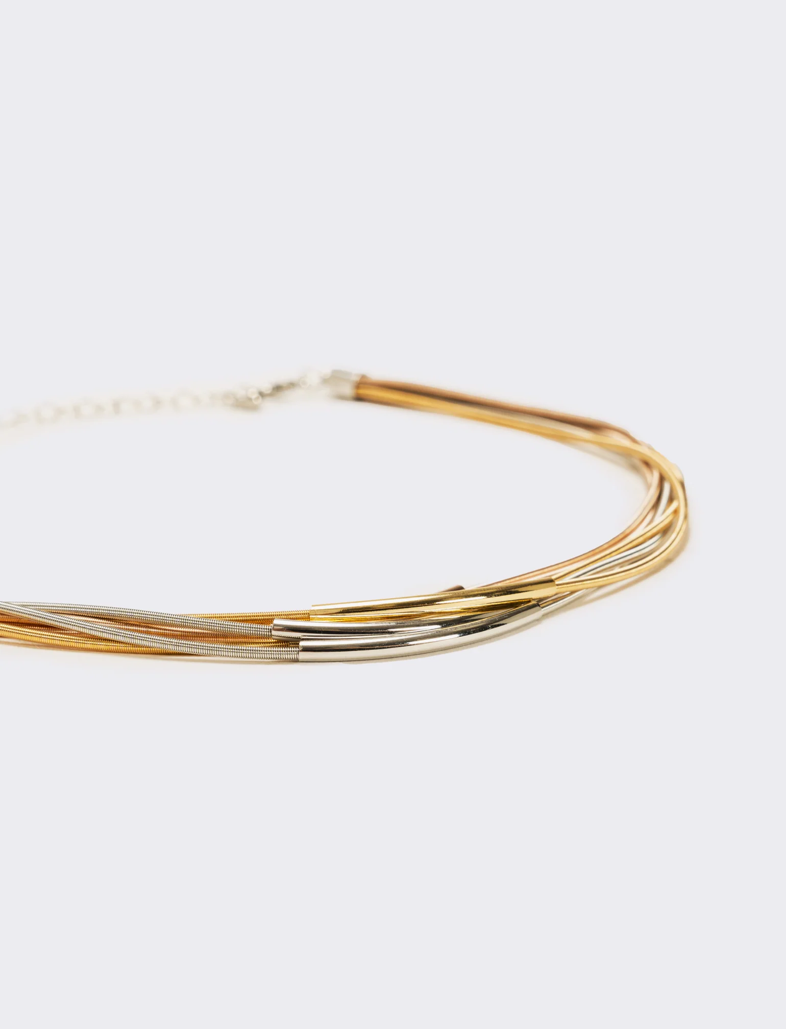 Collana 6 fili metallo - Multicolore - Image 3