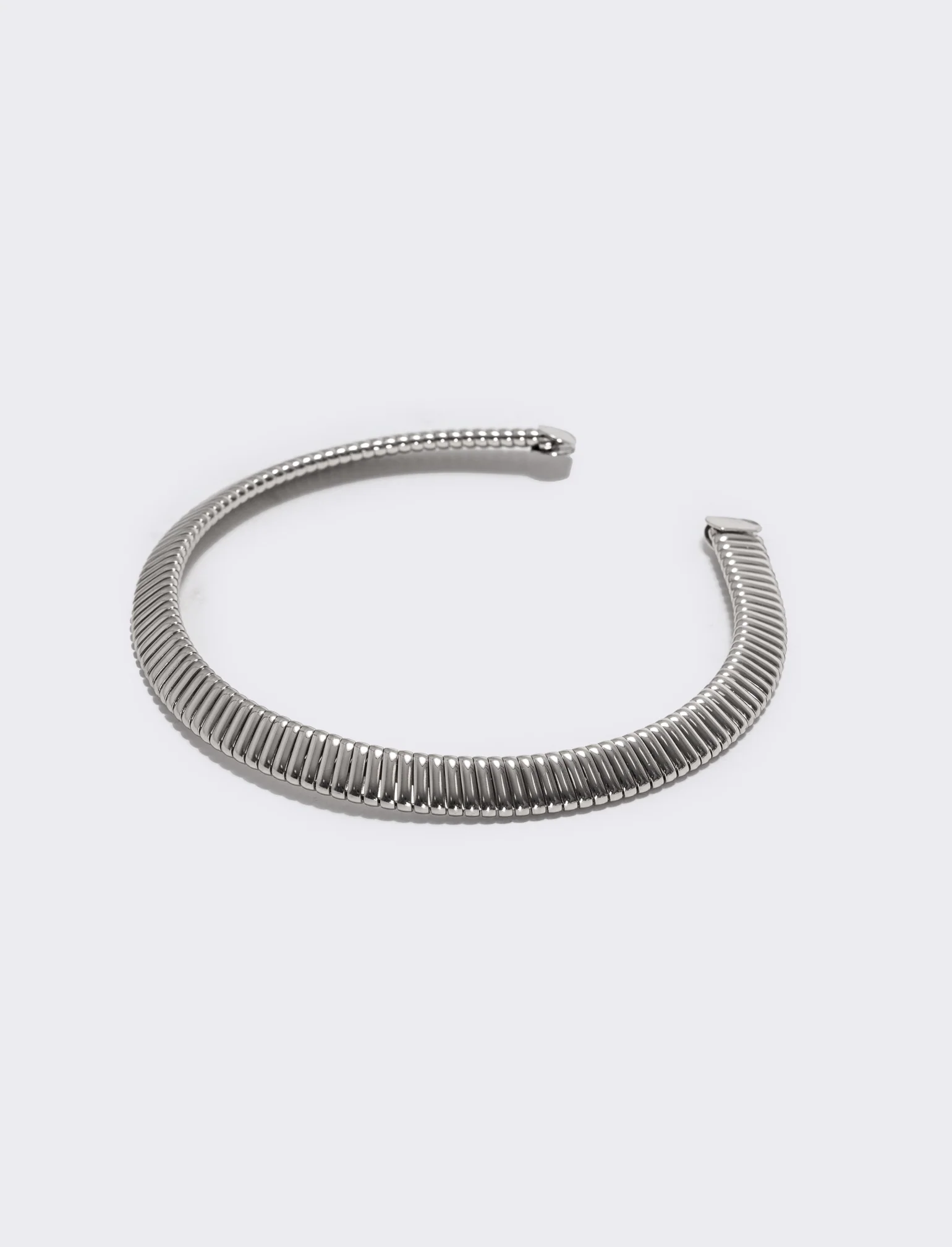 Collana girocollo rigida - Argento - Image 2