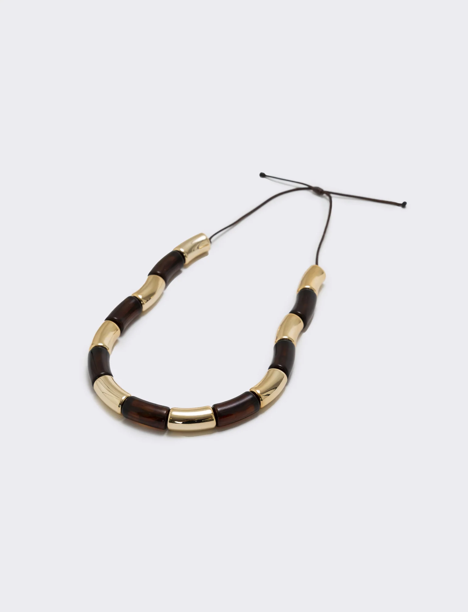 Collana in pietra e metallo - Moro - Image 4