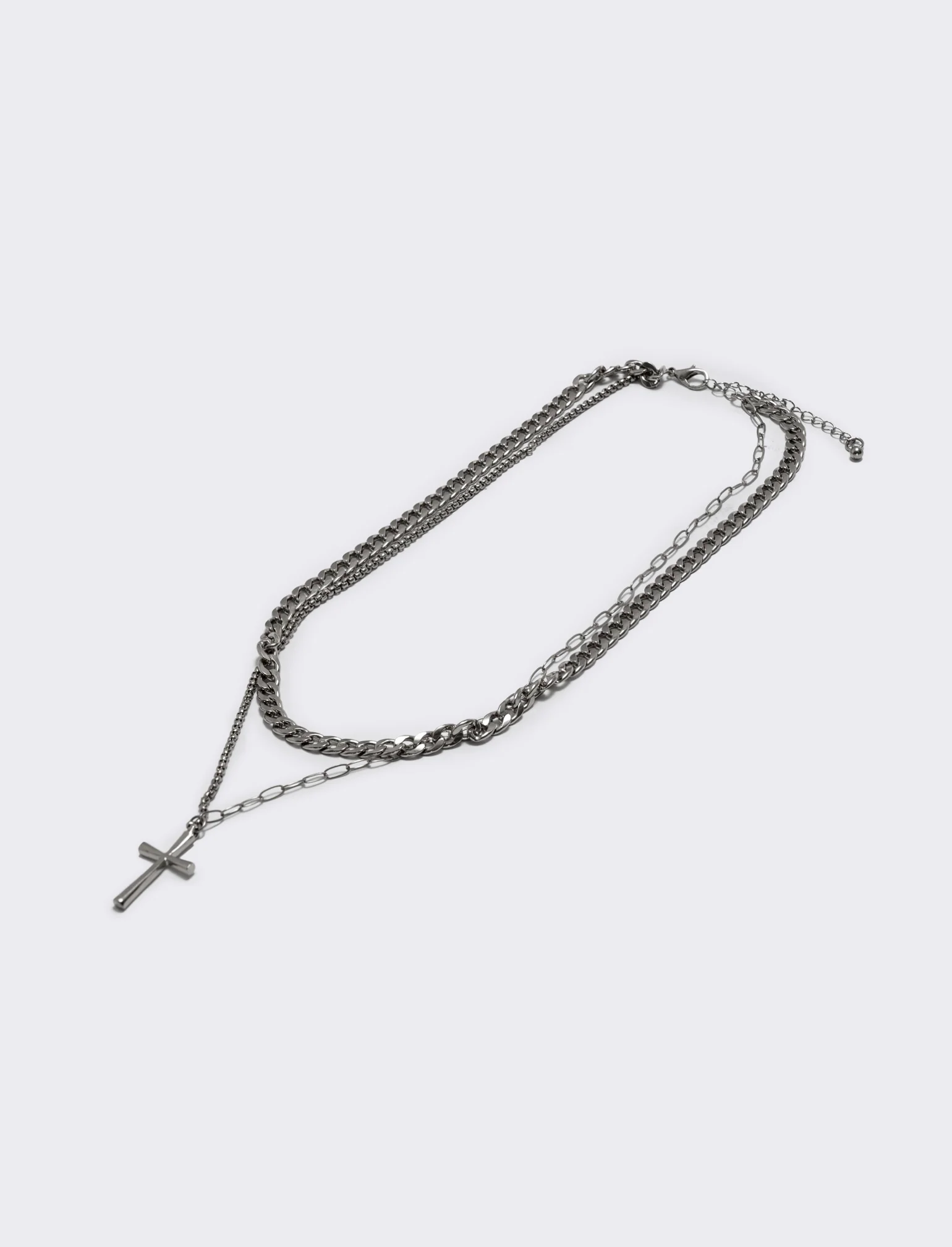 Collana lunga con perline e ciondolo - Multicolore - Image 2