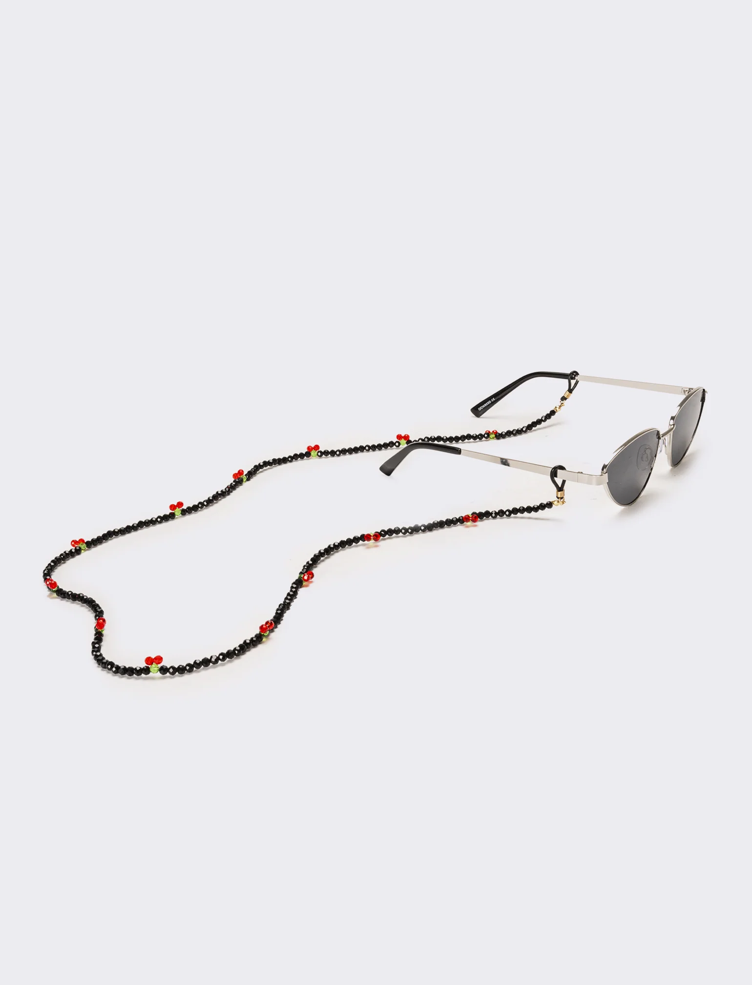 Collana portaocchiali con ciliegie - Nero - Image 2
