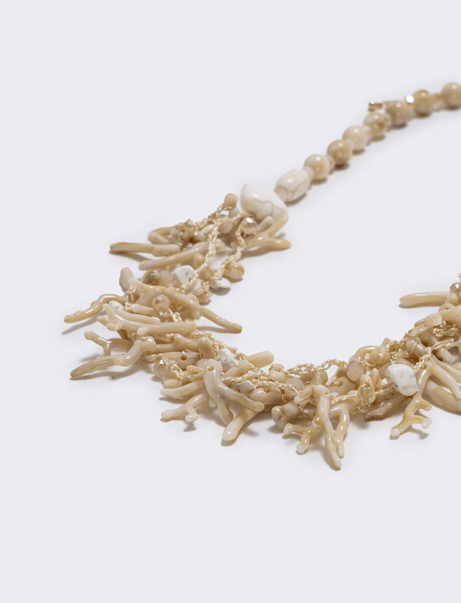 Collana Rami di Corallo - Beige - Image 2