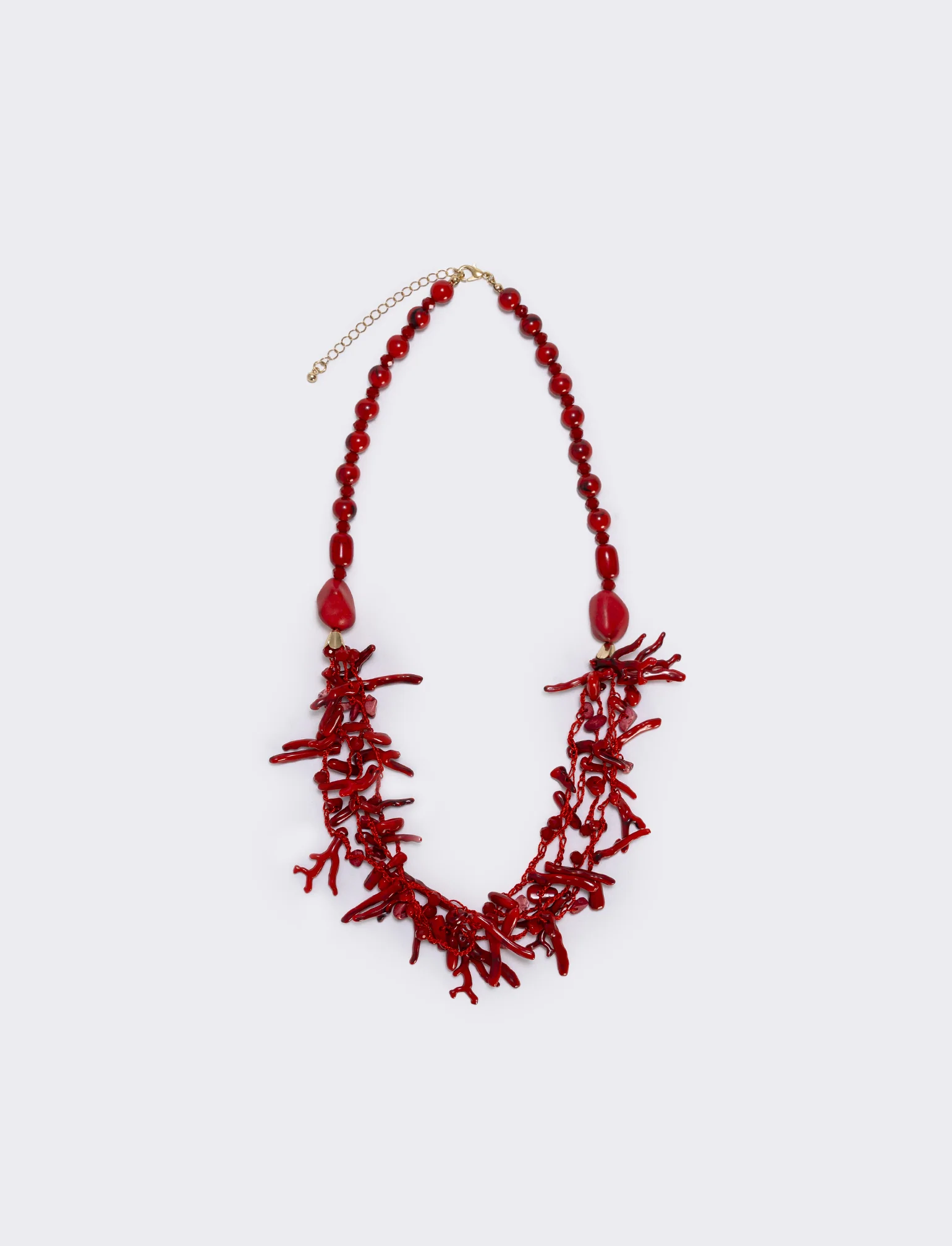 Collana Rami di Corallo - Rosso