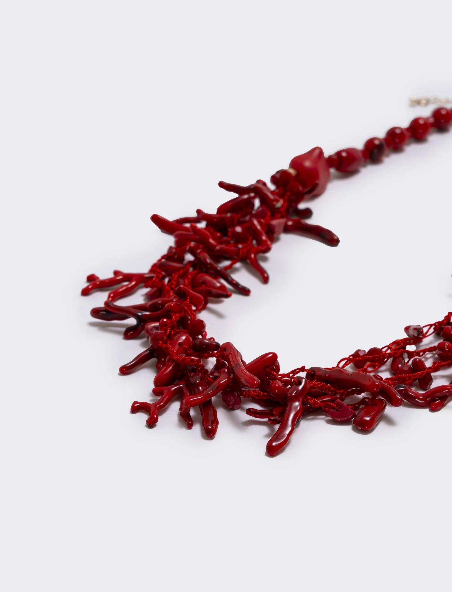 Collana Rami di Corallo - Rosso - Image 2