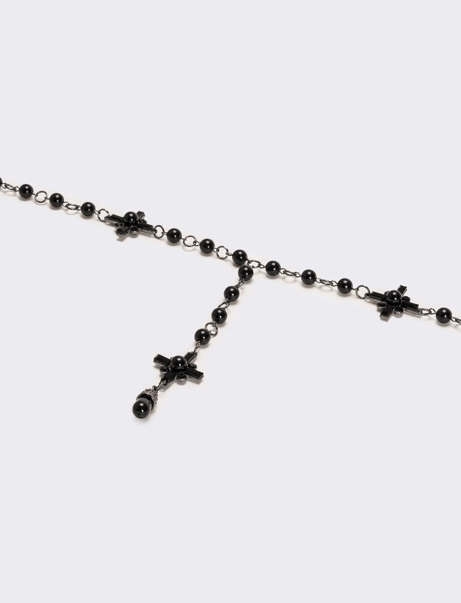 Collana rosario con perle e croci eleganti - canna di fucile - Image 2
