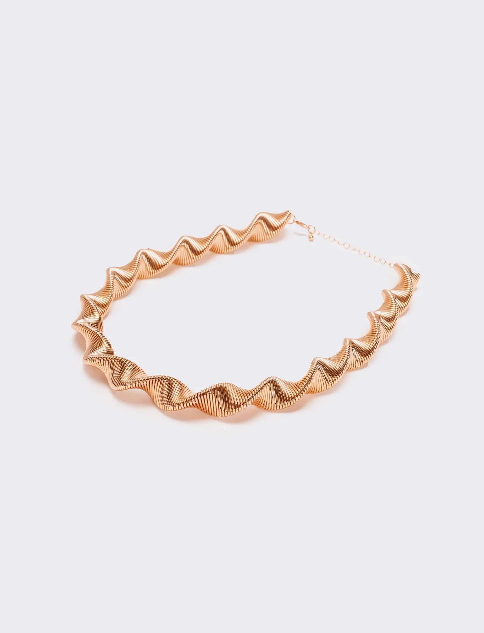 Collana torciglione snake - Oro rosa - Image 2