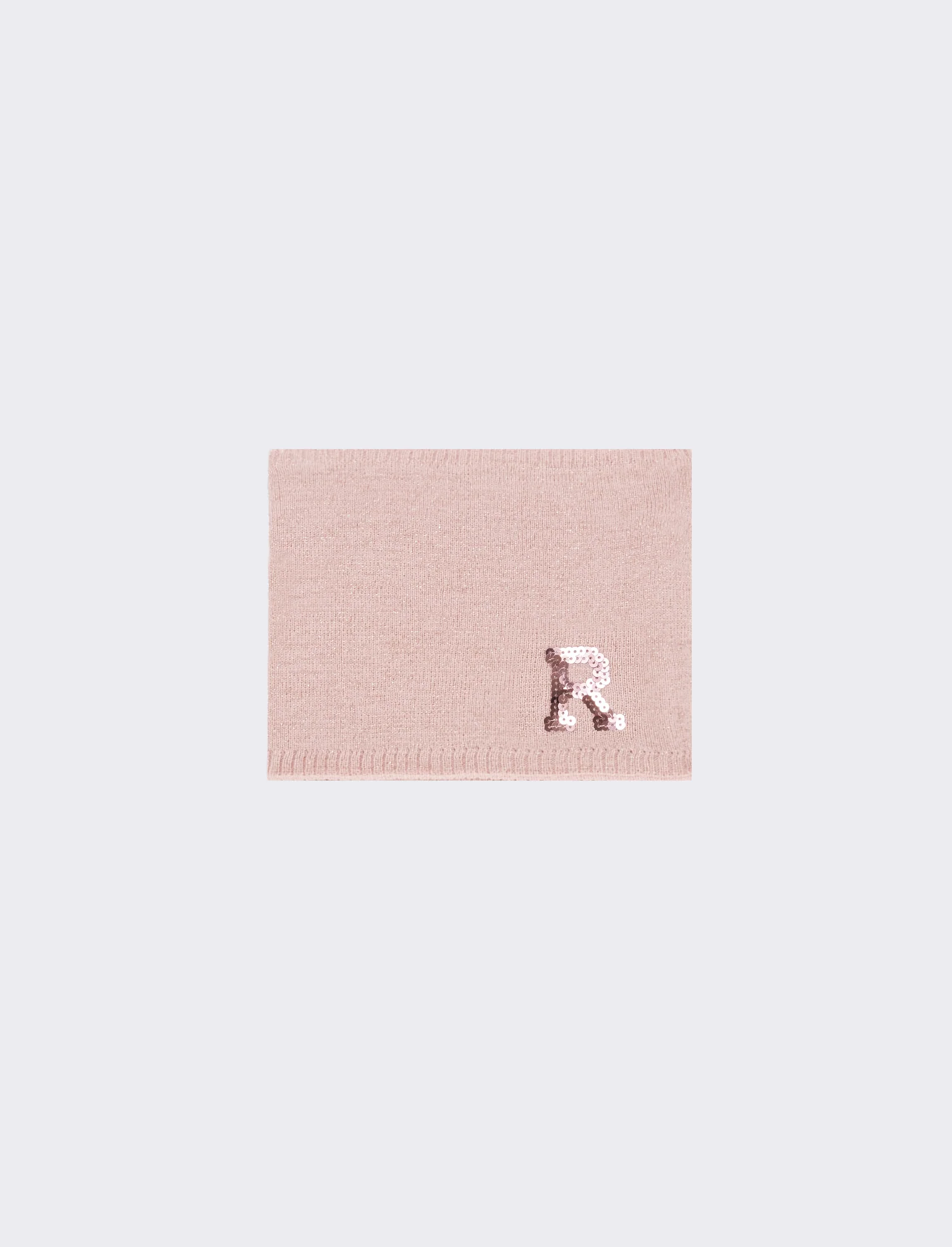 Collo bambina con lettera paillettes - Var 5