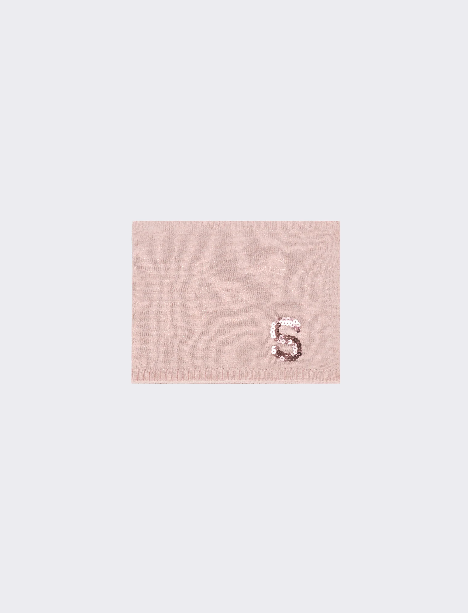 Collo bambina con lettera paillettes - Var 6