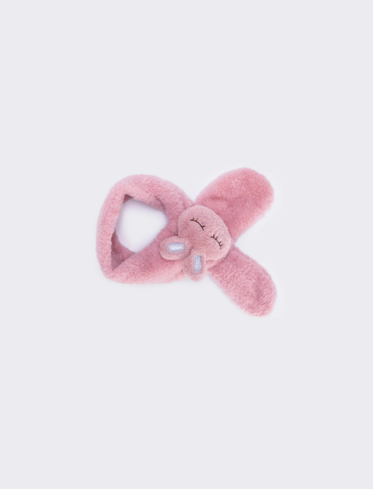 Collo bambina finta pelliccia coniglietto - Rosa - Image 2