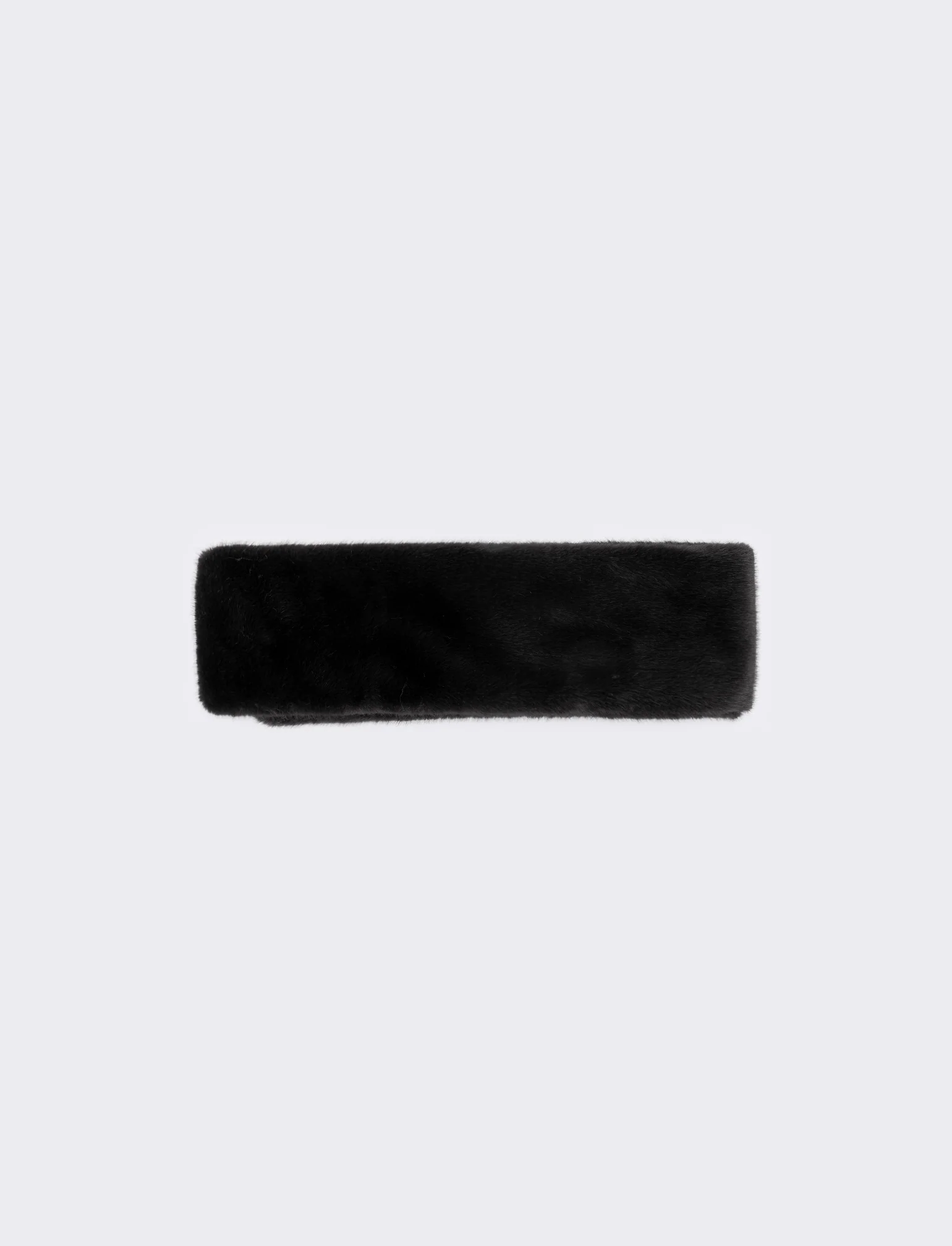 Collo in finta pelliccia - Nero - Image 2