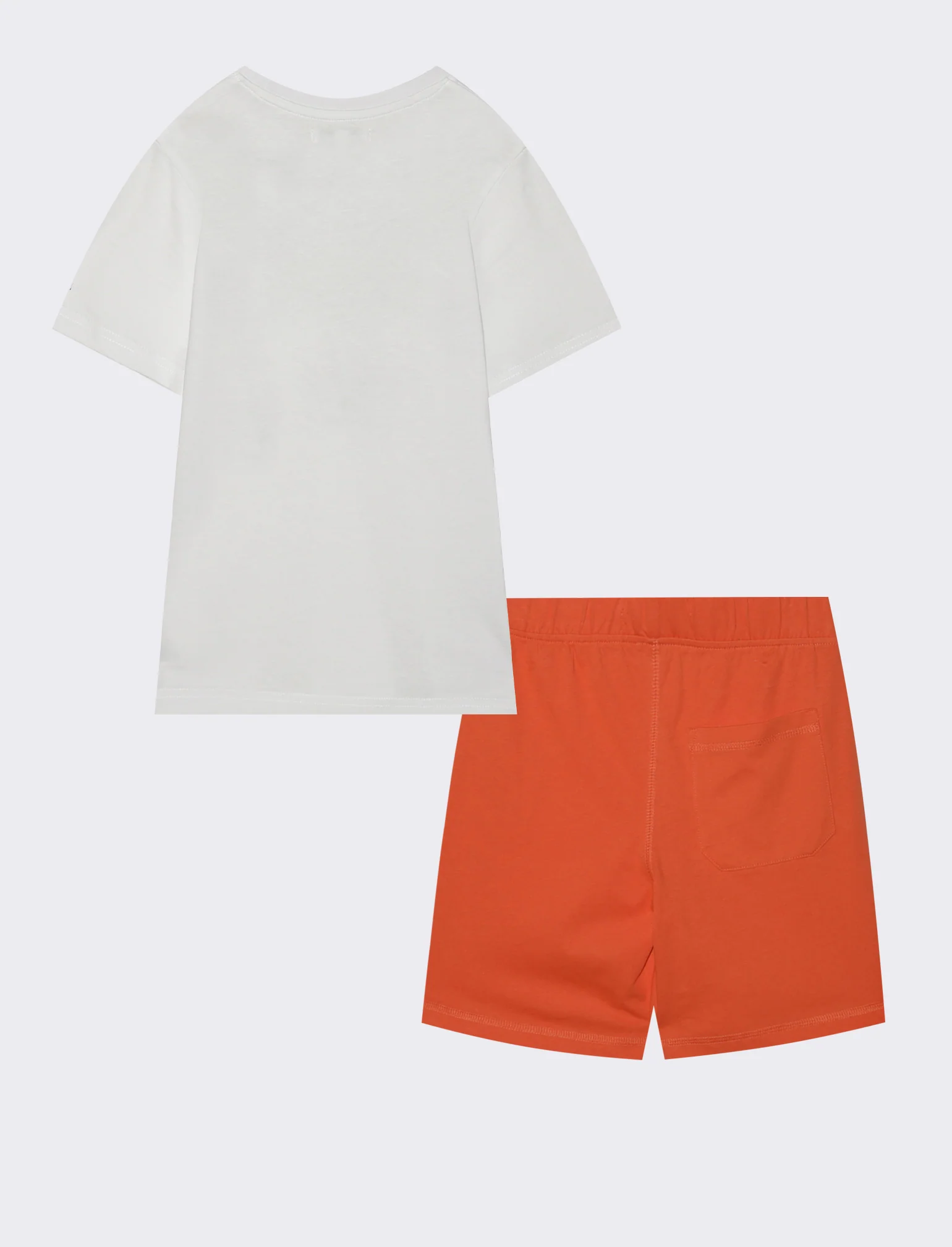 Completo bermuda e t-shirt in jersey - Bianco - Image 2