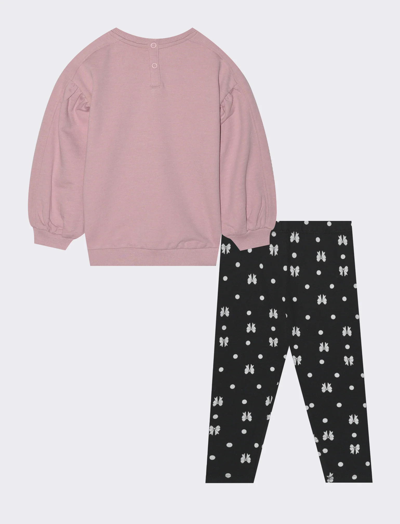 Completo con felpa e leggings. - Rosa - Image 2