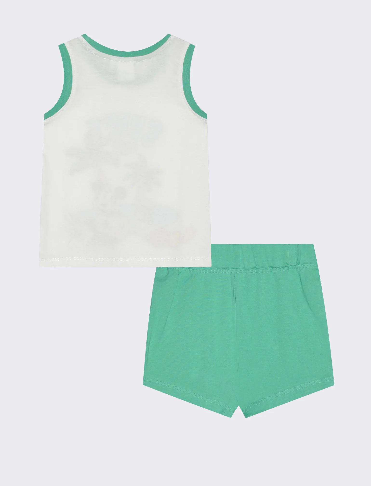 Completo con stampa Disney da neonato - Verde - Image 2