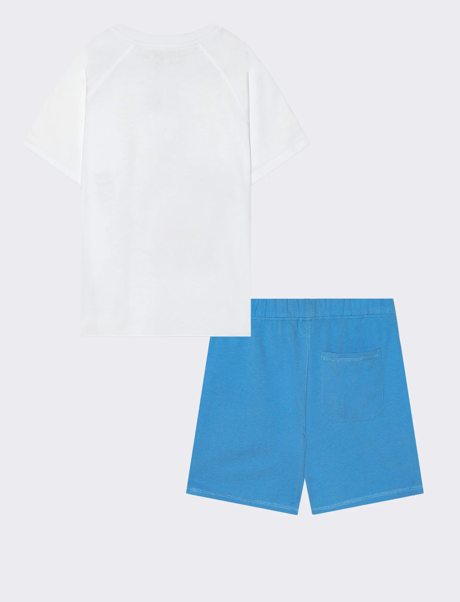 Completo due pezzi bermuda e t-shirt - Bianco - Image 3