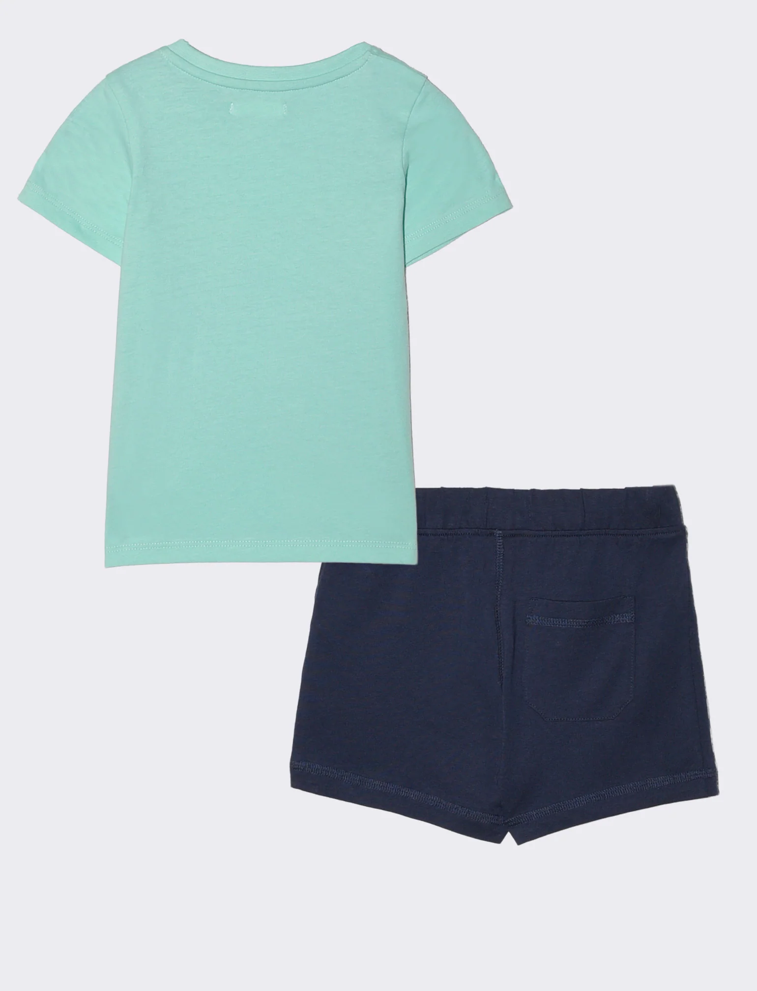 Completo estivo: maglietta e shorts - Verde acqua - Image 2