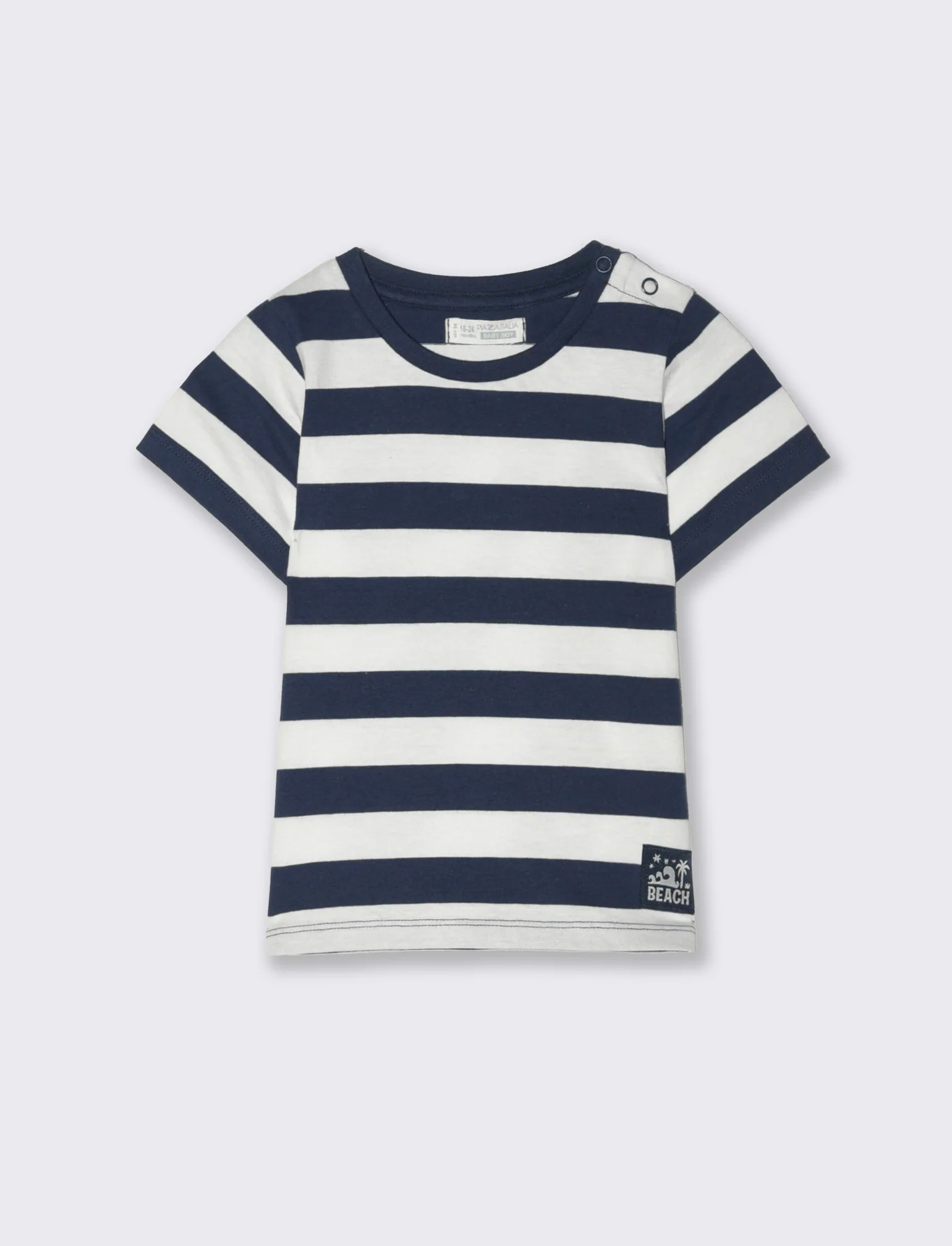 Completo maglietta e pantaloncini da neonato - Blu