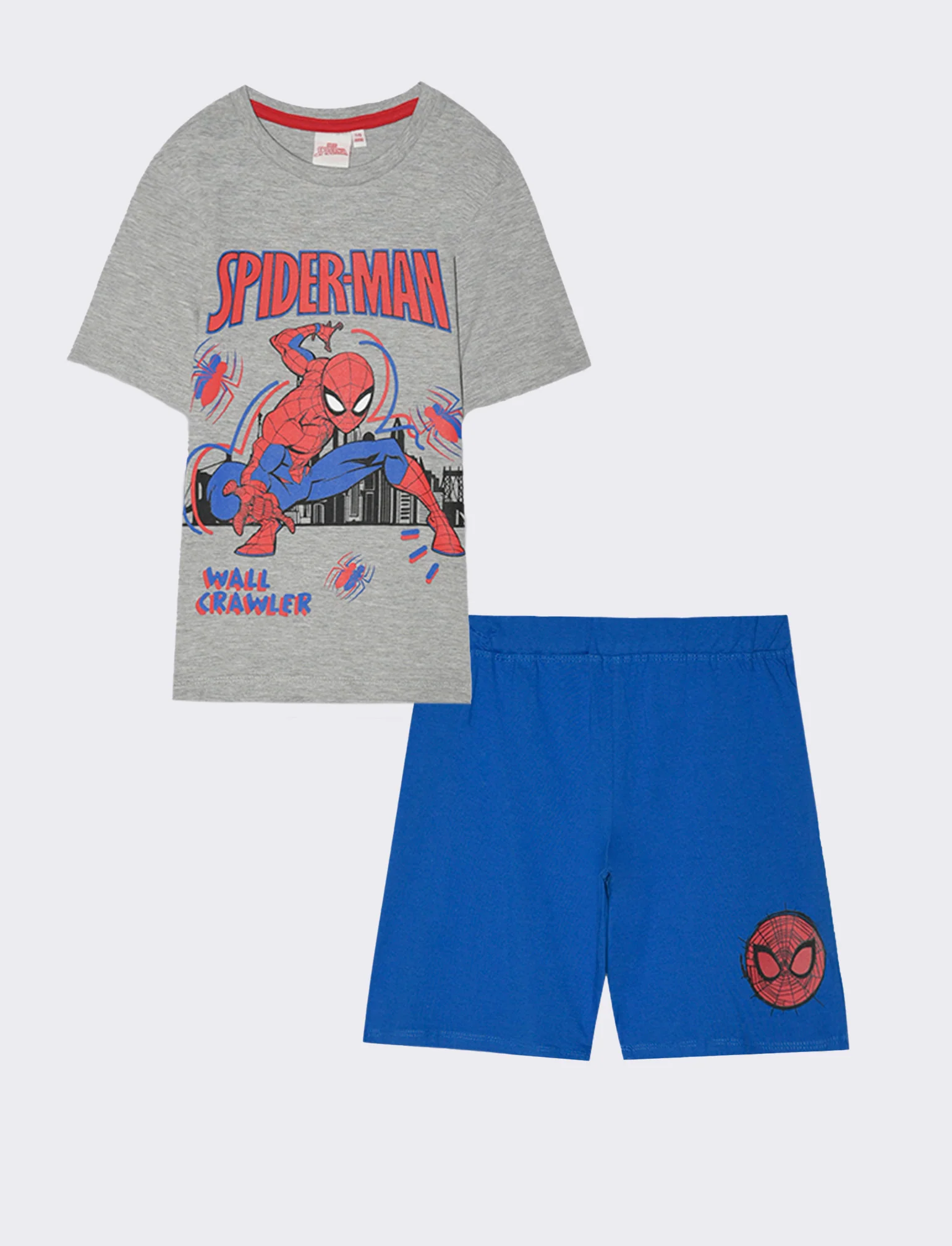 Completo Spider-man da bambino - Grigio mel.