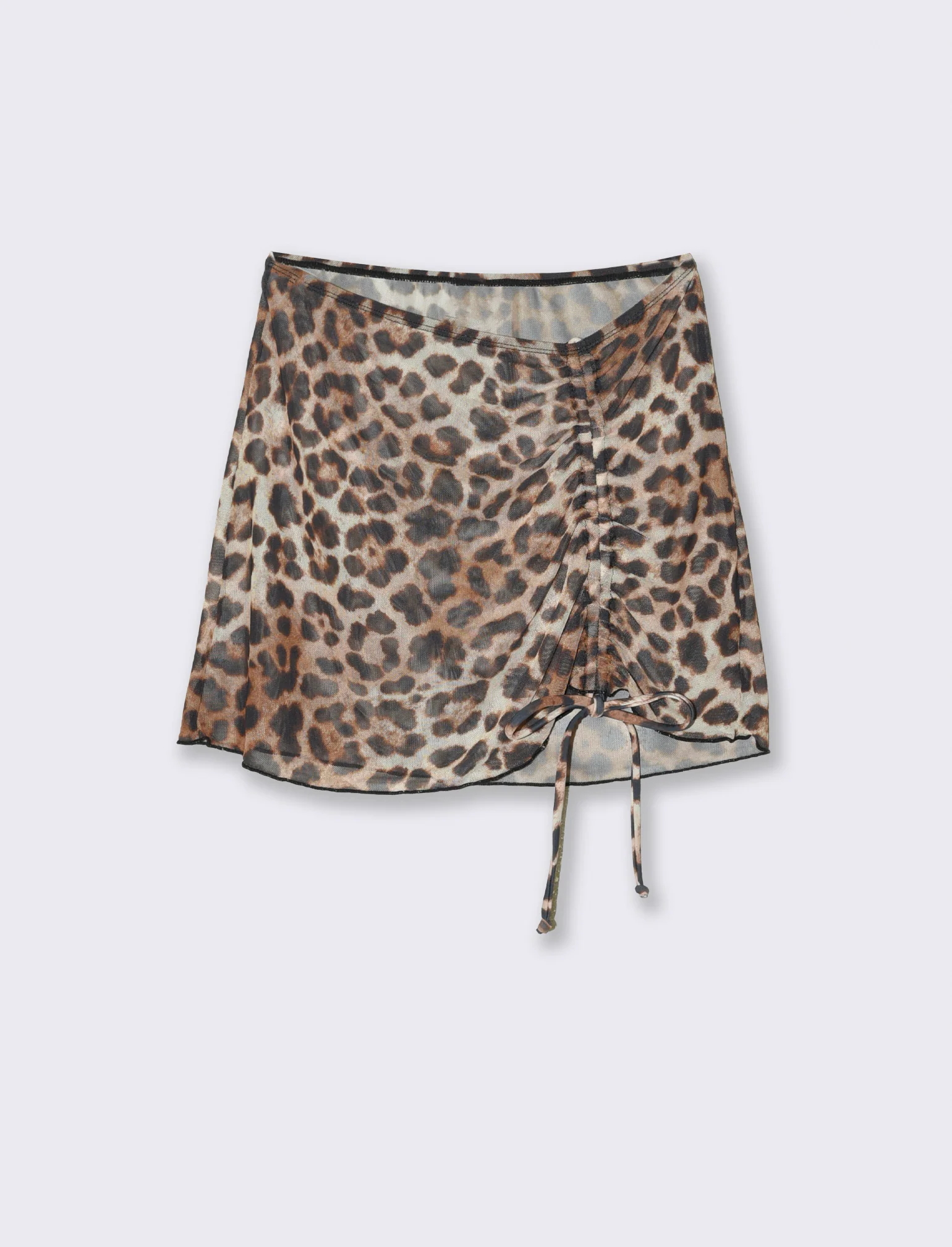 Copricostume mare donna gonna microrete - Maculato