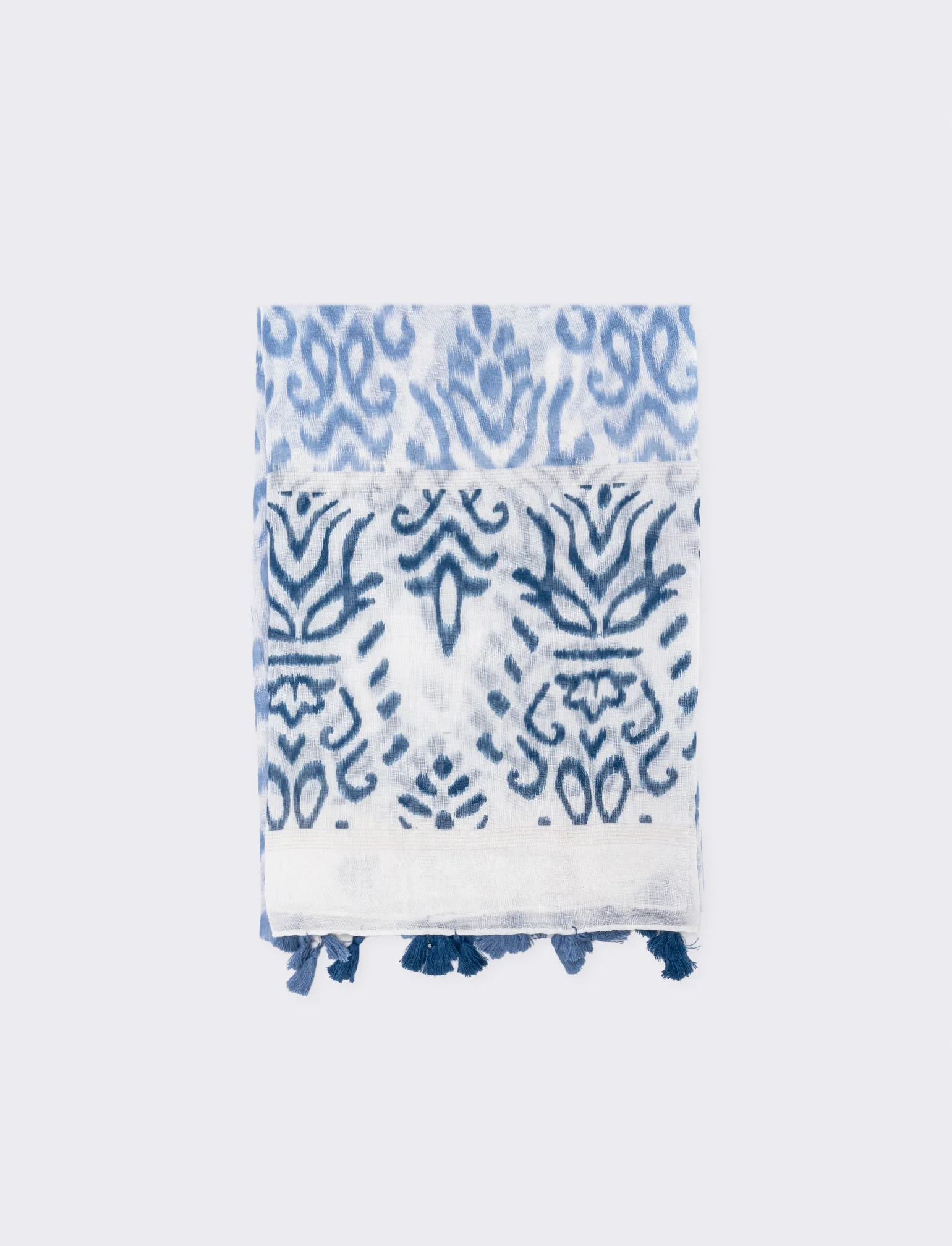 Copricostume pareo animalier elegante - Blu - Image 2
