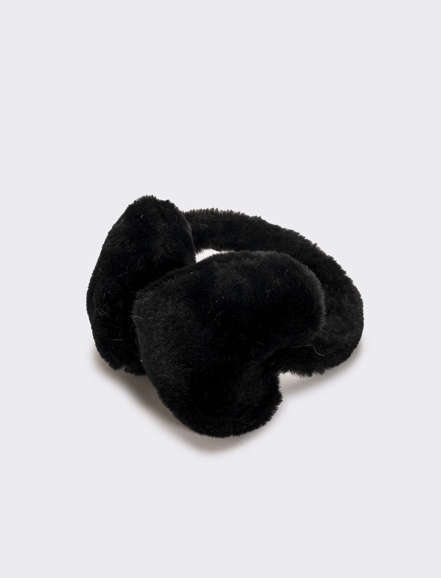 Copriorecchie bambina a cuore - Nero - Image 2