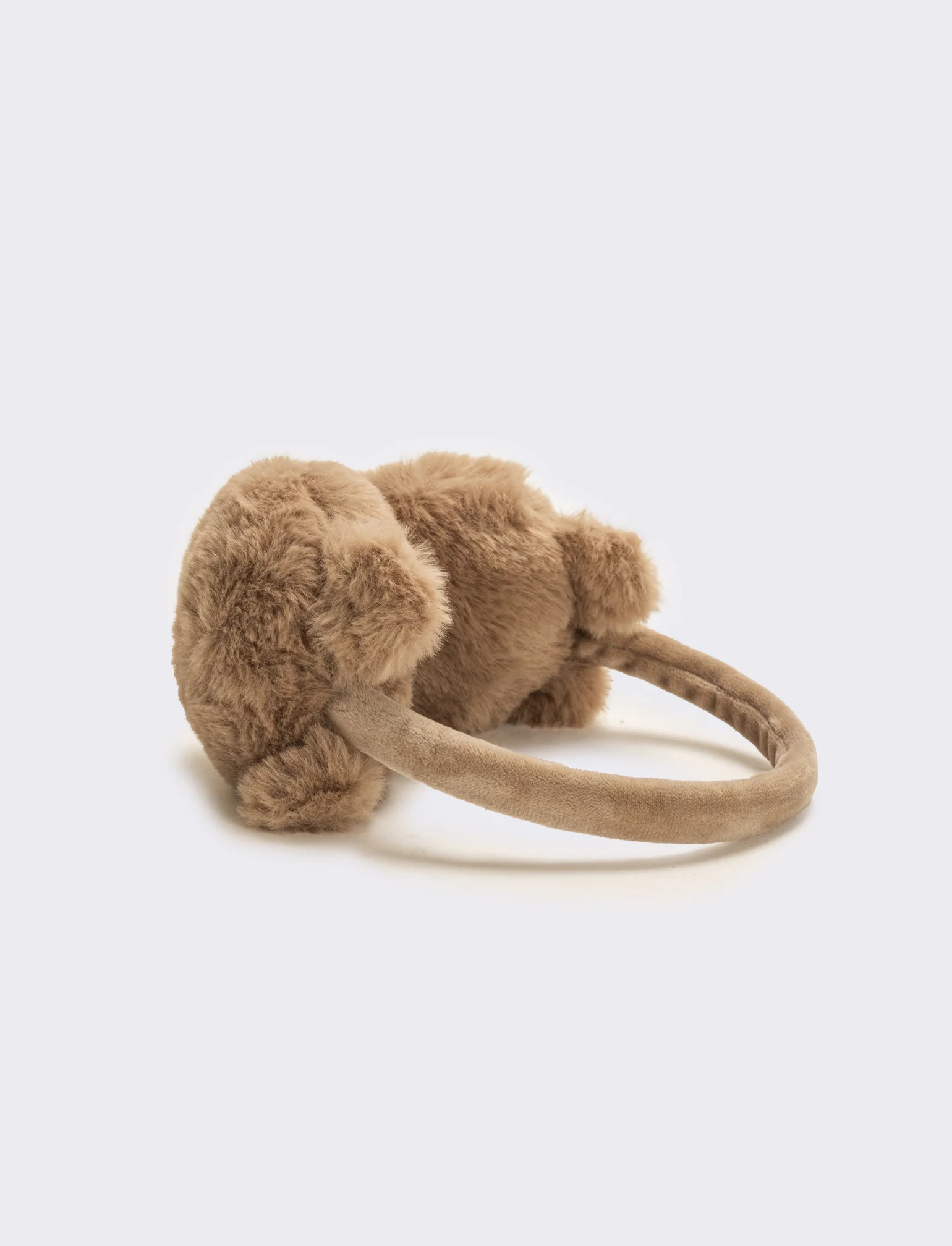 Copriorecchie bambina con perle - Beige - Image 2