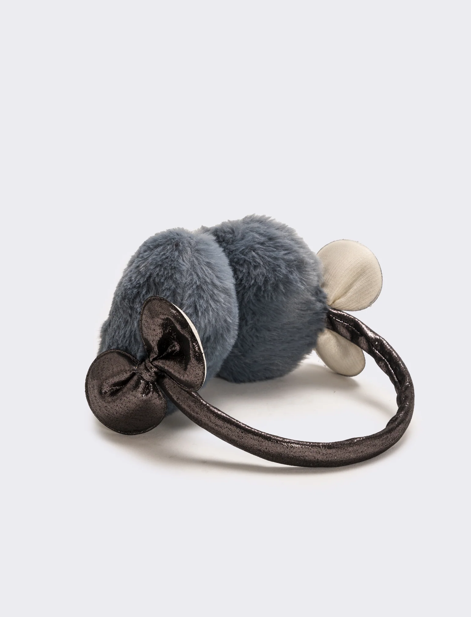 Copriorecchie con fiocco bambina - Argento - Image 3