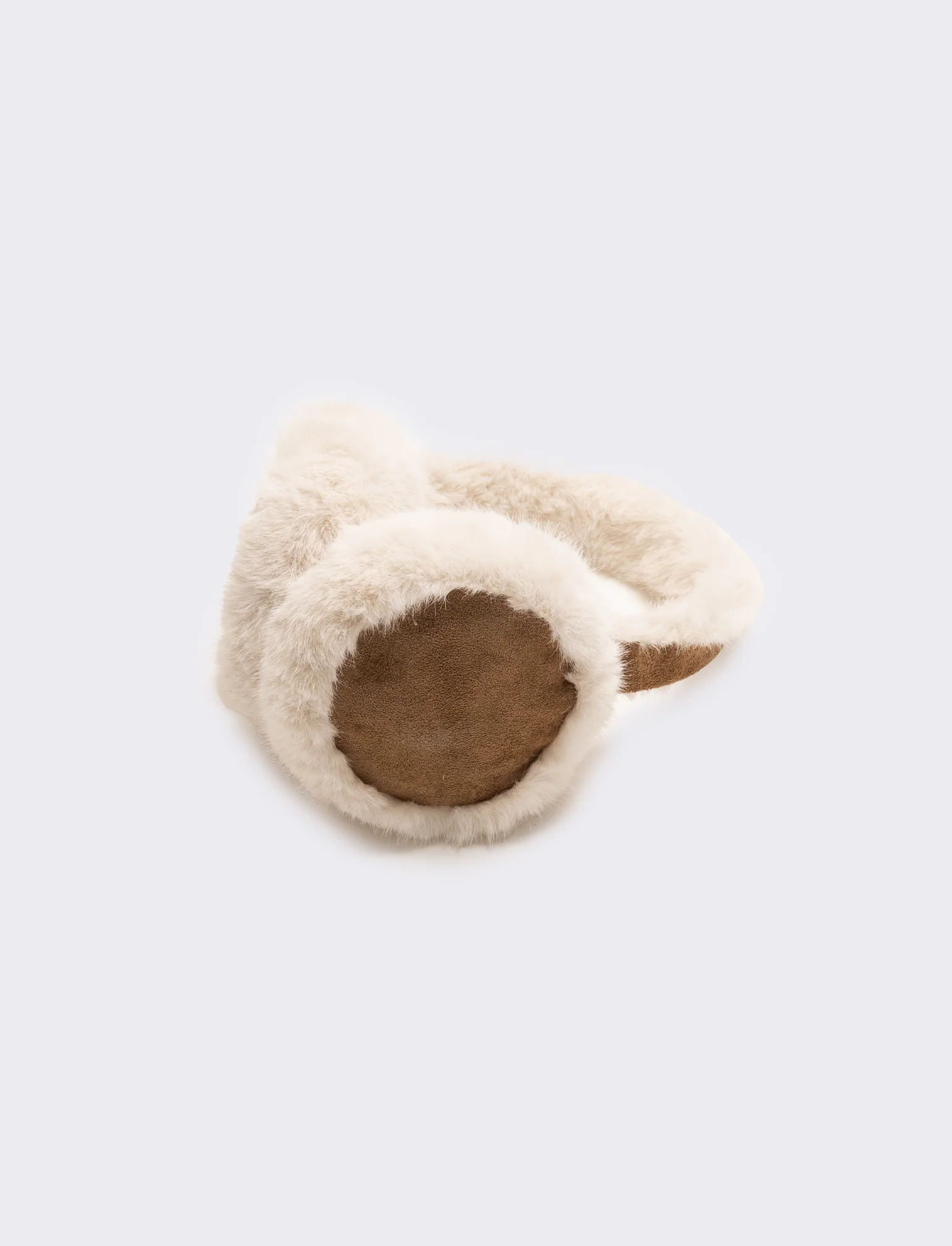 Copriorecchie in ecomontone donna - Marrone - Image 2