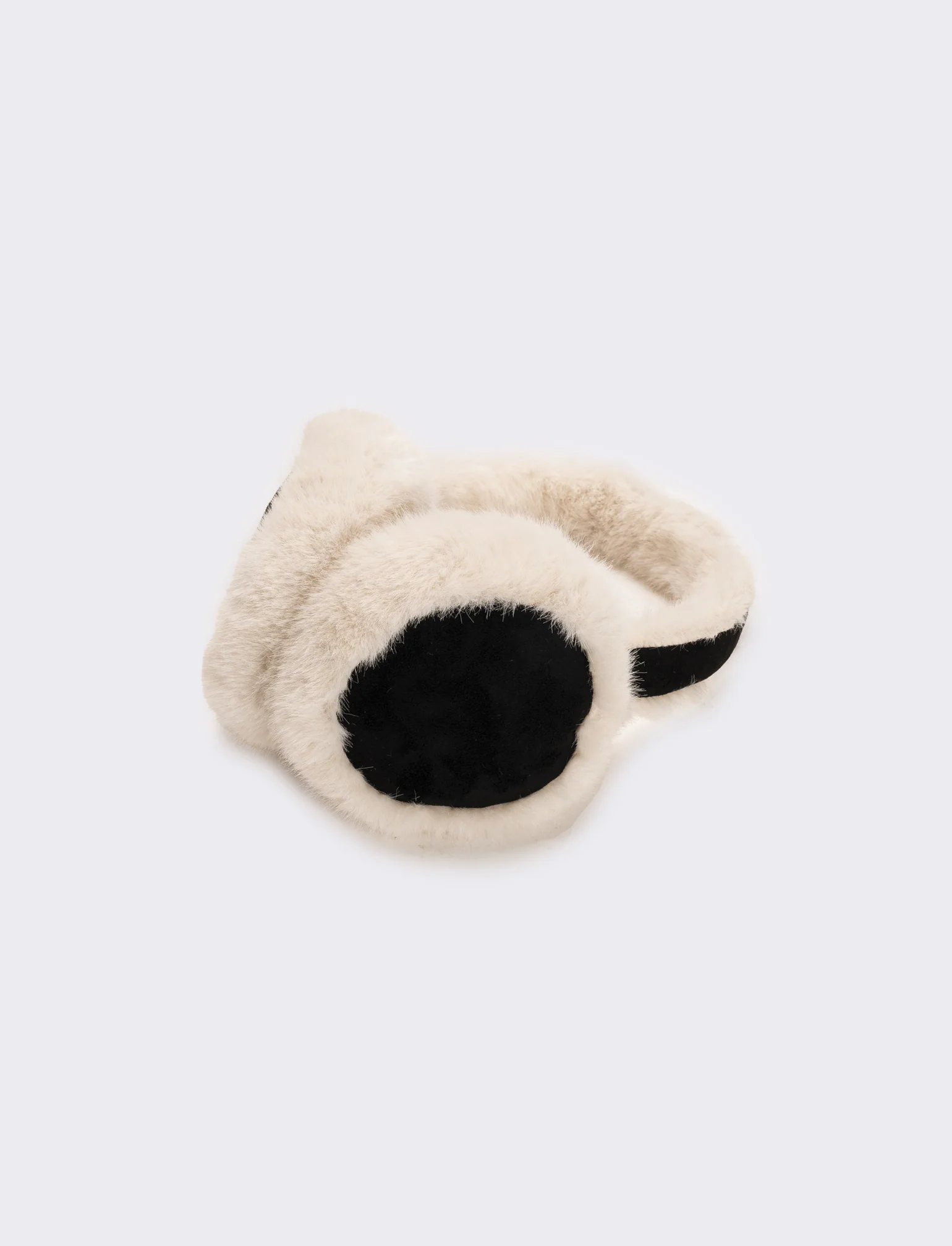 Copriorecchie in ecomontone donna - Nero - Image 2